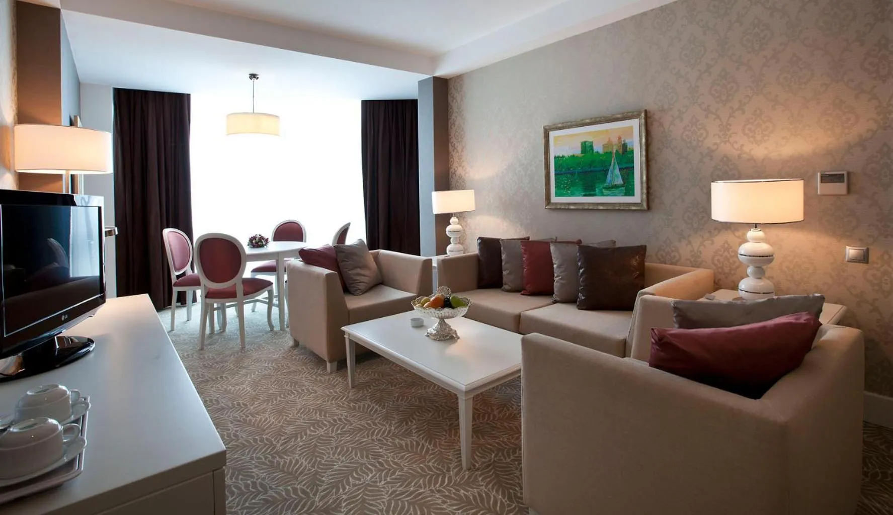 Living room in Qafqaz Baku City Hotel & Residences