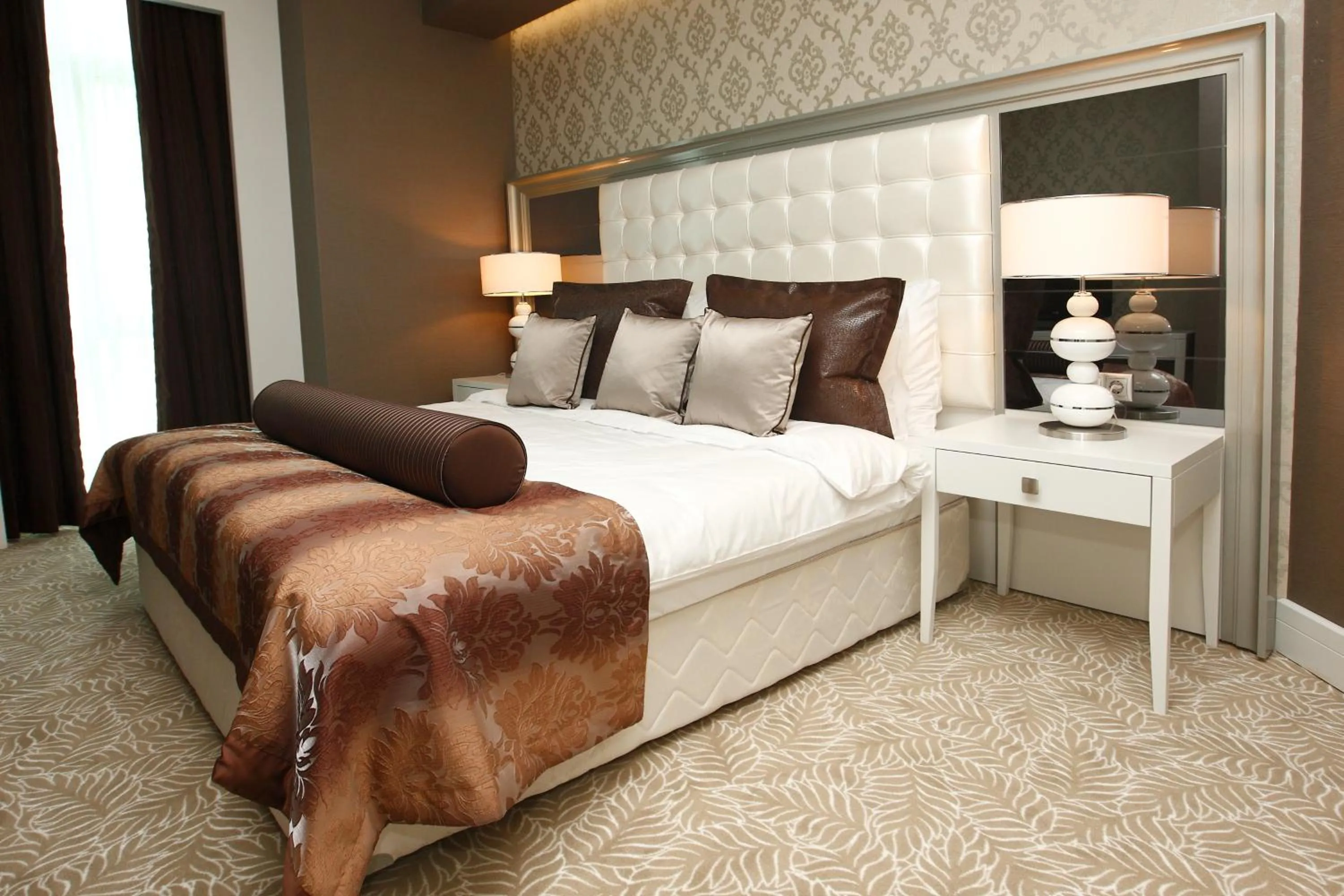 Bed in Qafqaz Baku City Hotel & Residences