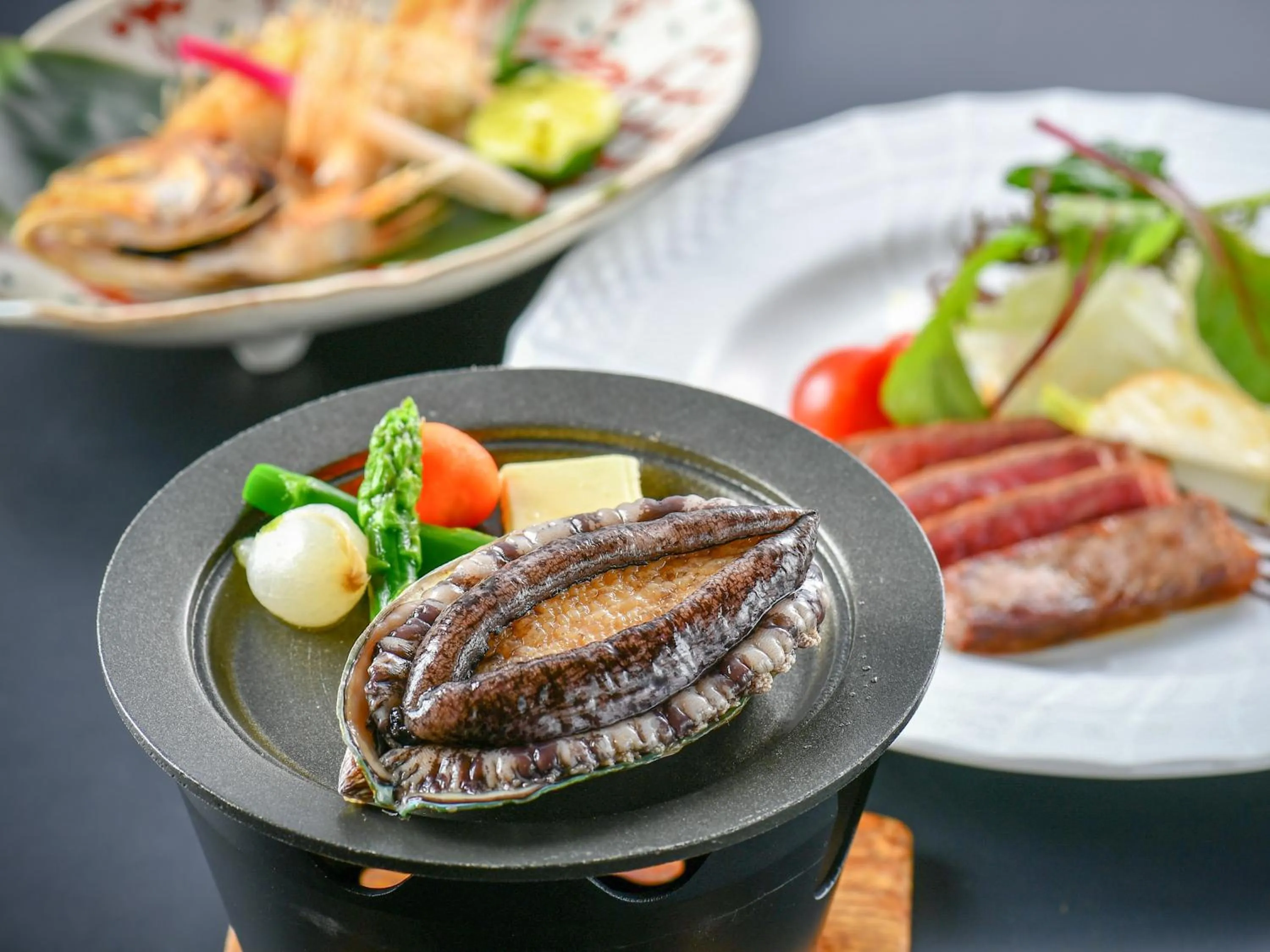 Food in Awara Onsen Minoya Taiheikaku