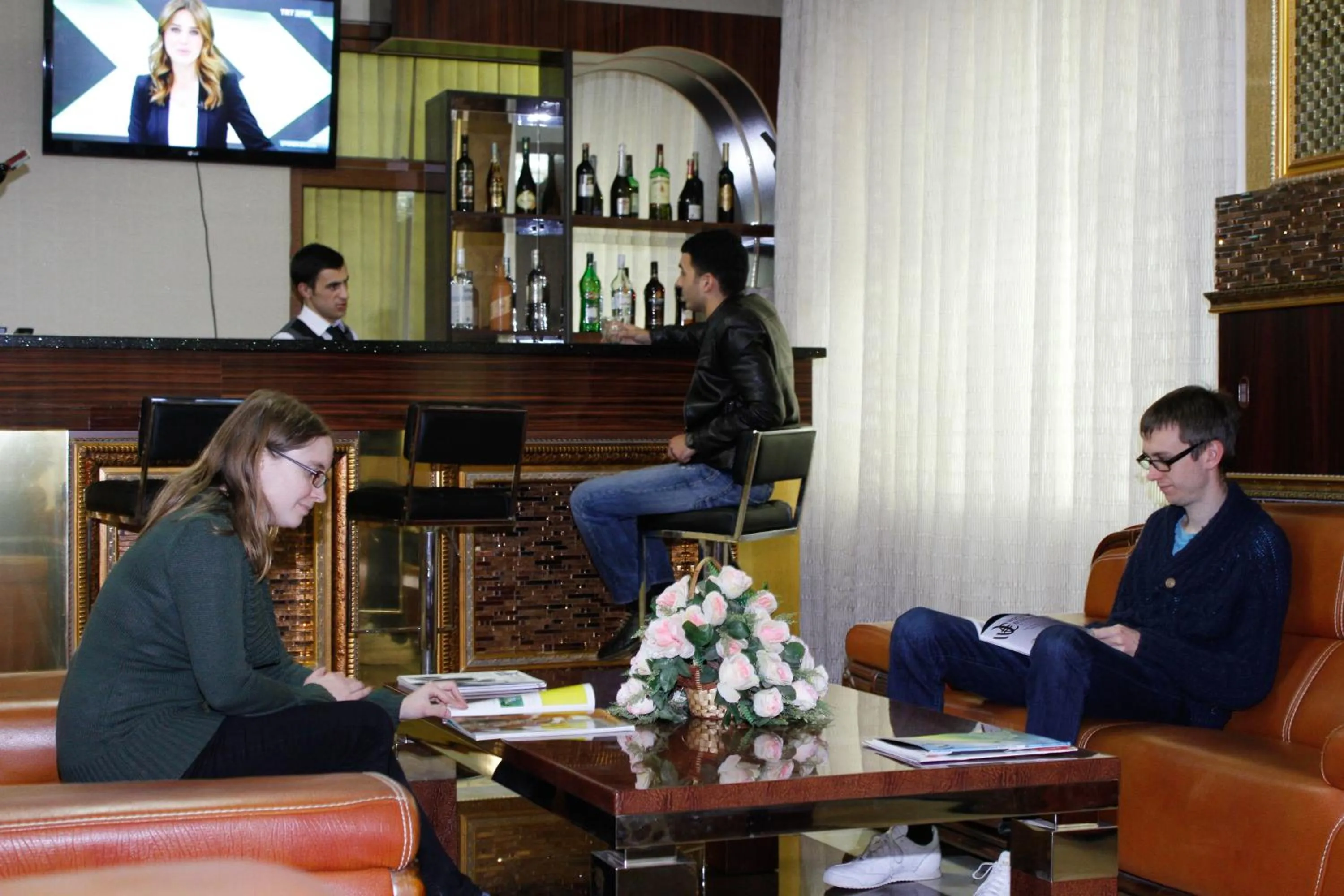 group of guests in Safran Hotel