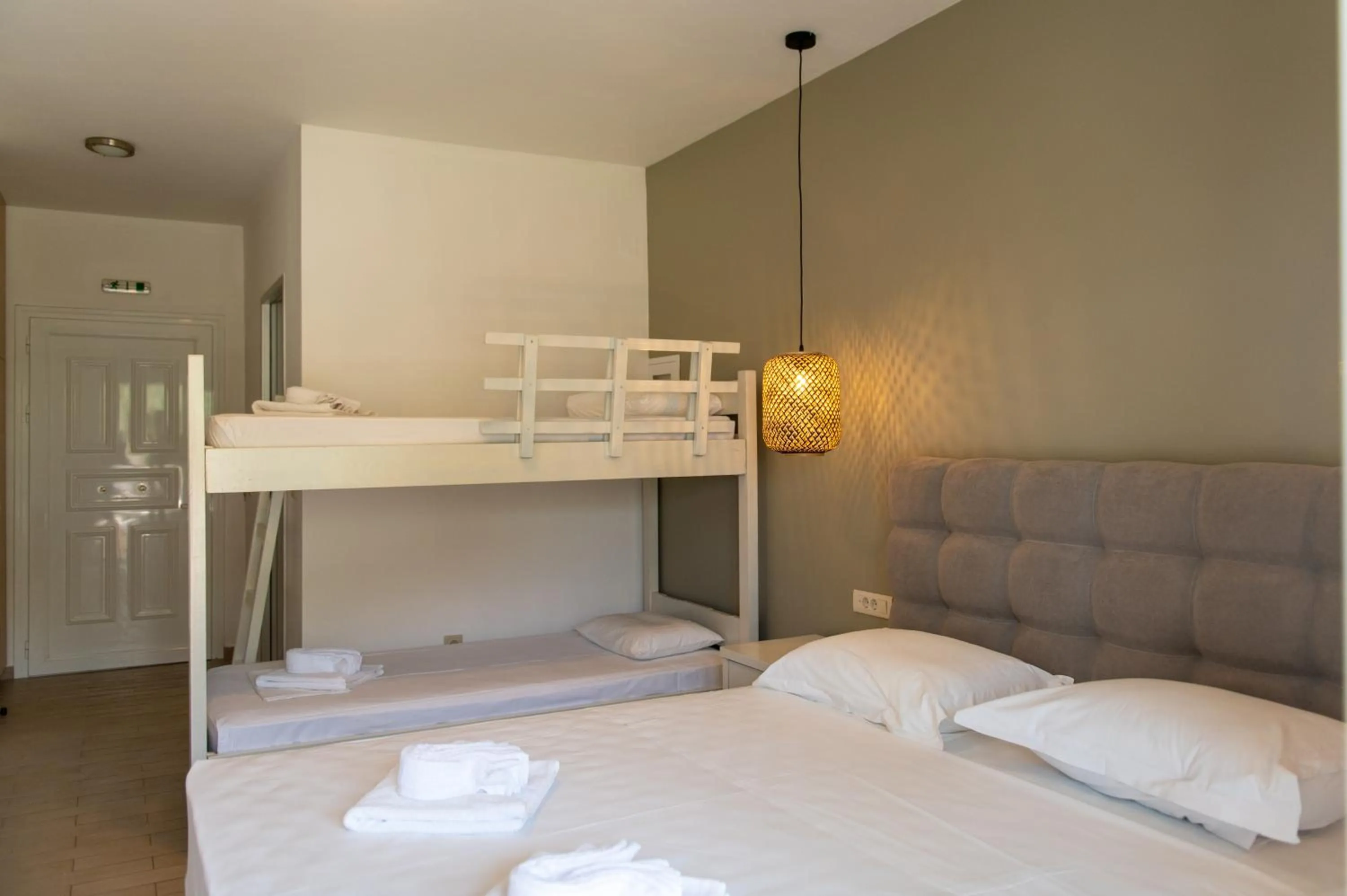Bed in Hotel Elina