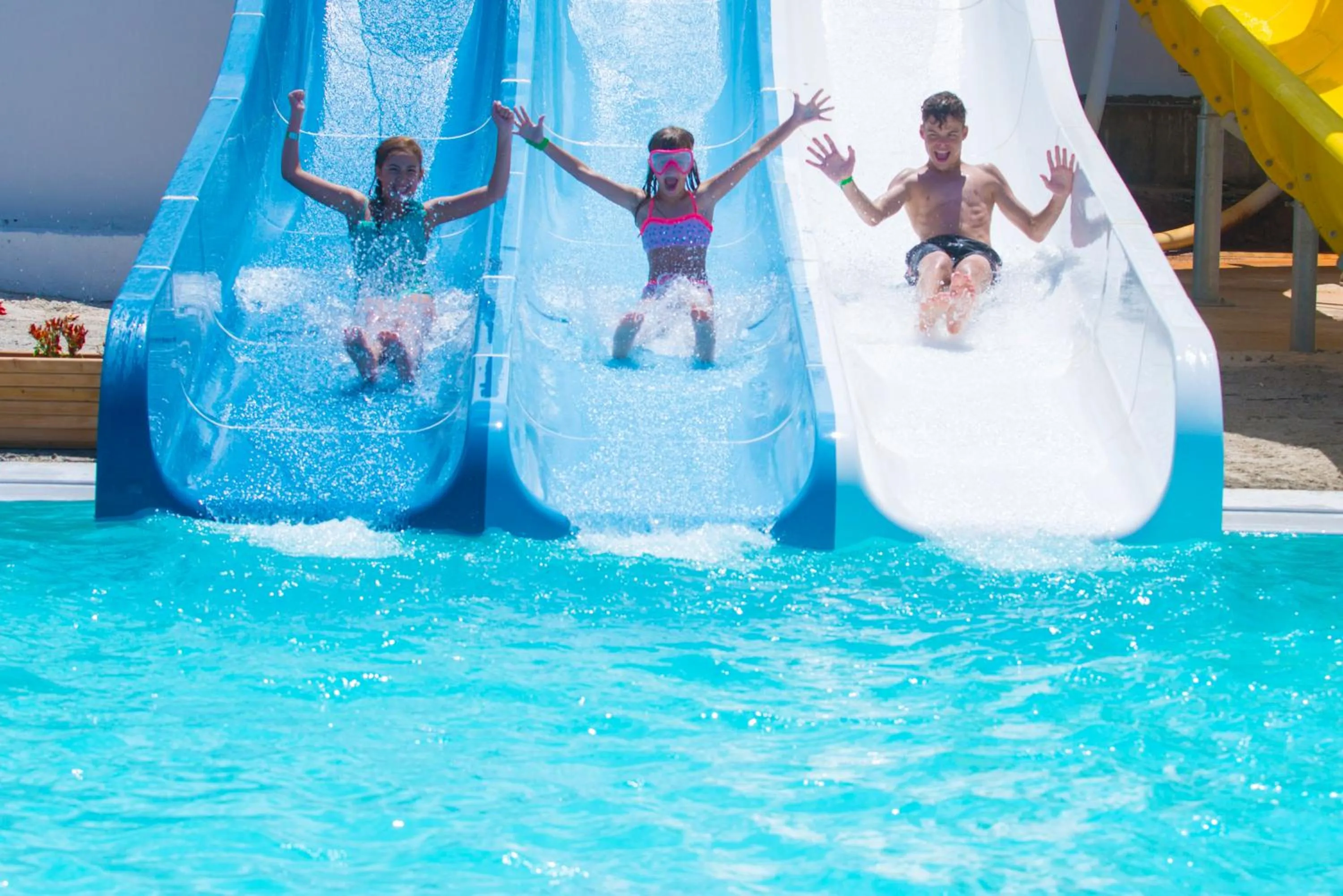 Aqua park in Meropi Hotel & Apartments