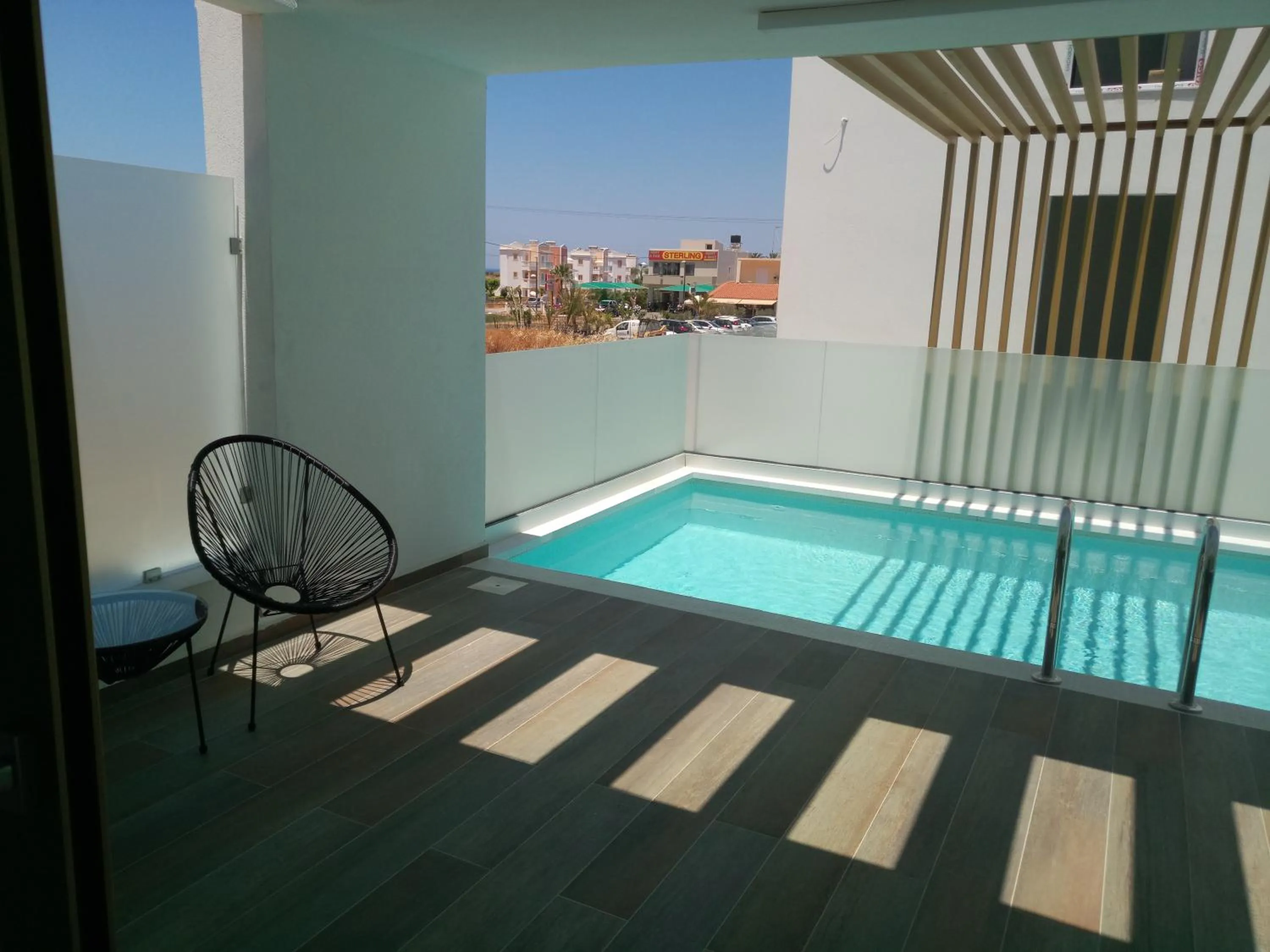 Balcony/Terrace in Meropi Hotel & Apartments