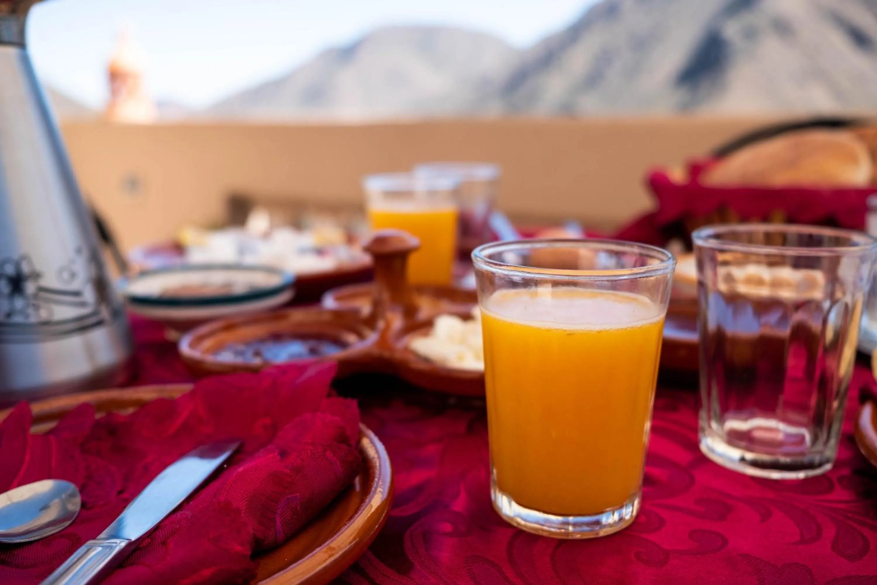 Food and drinks in Riad Atlas Panorama