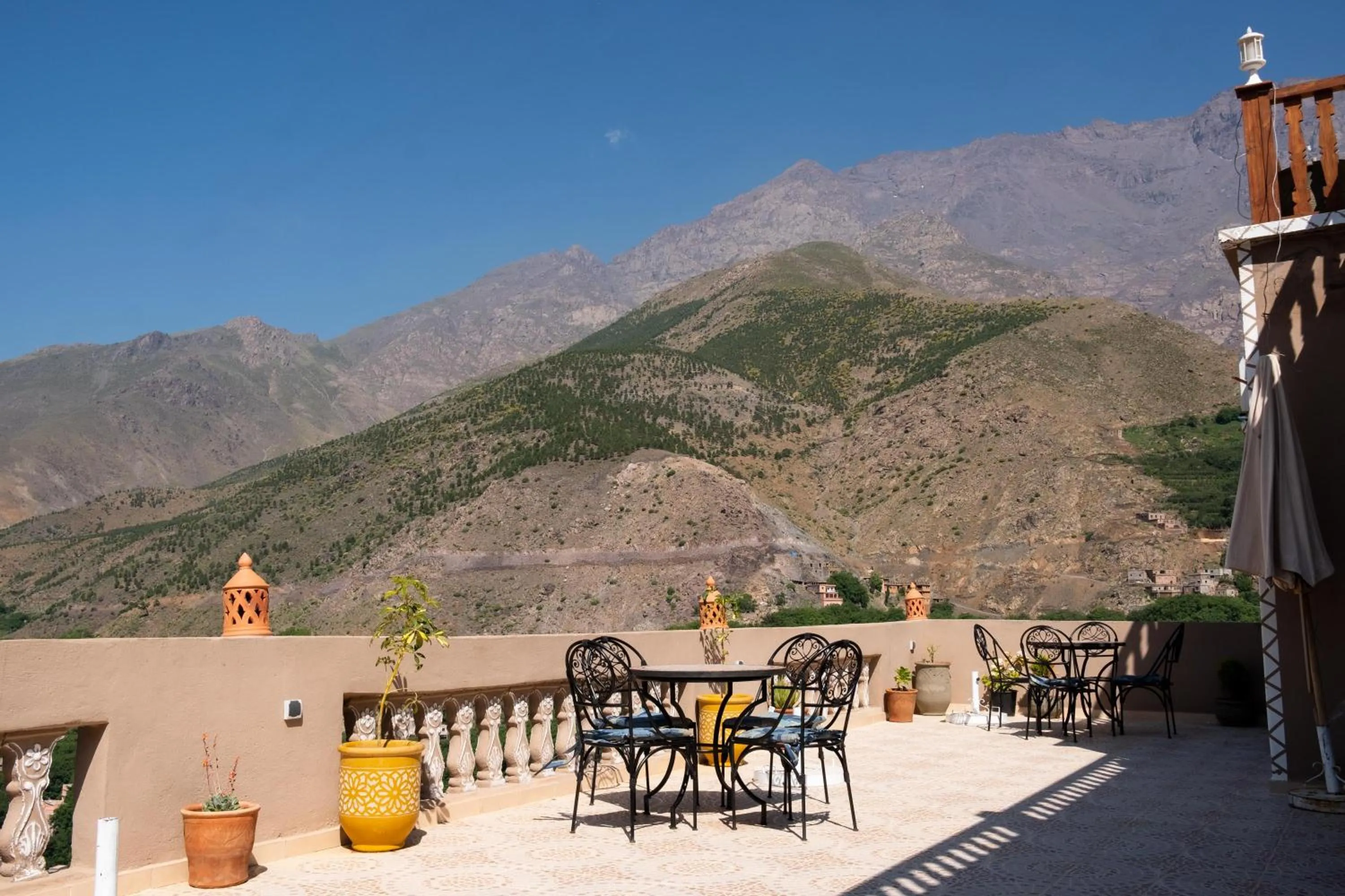 Balcony/Terrace in Riad Atlas Panorama