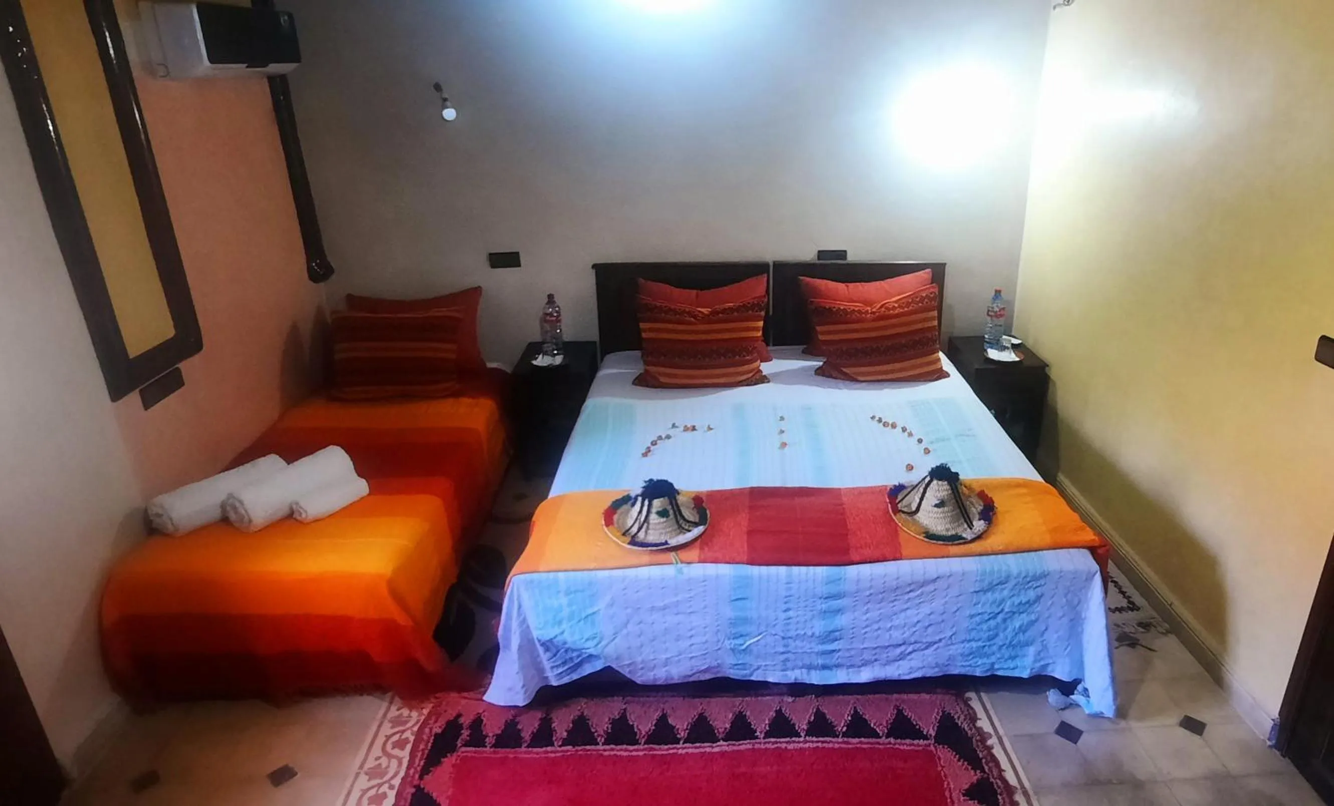 Bed in Riad Atlas Panorama