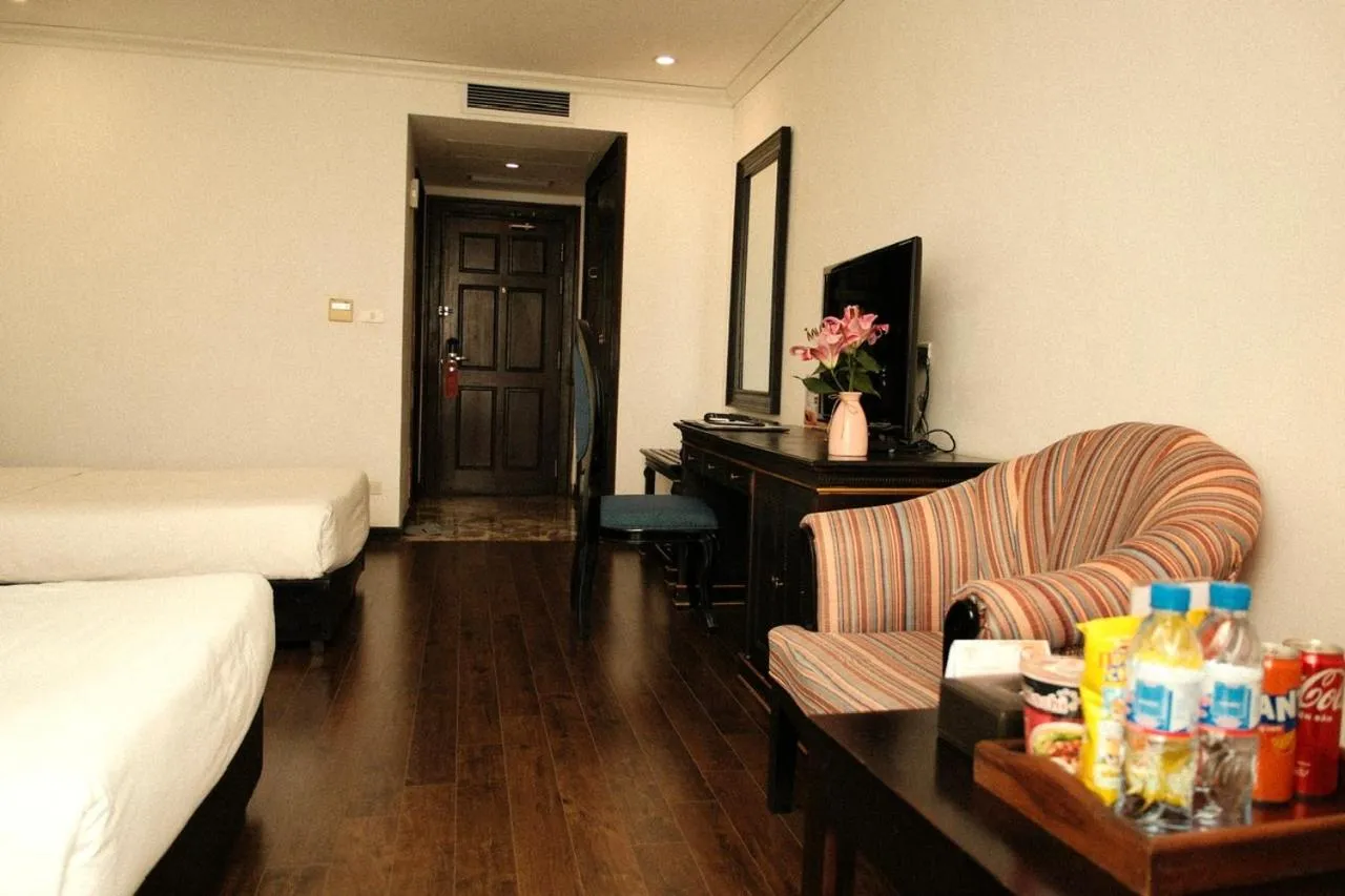 Bed in The Vissai Hotel