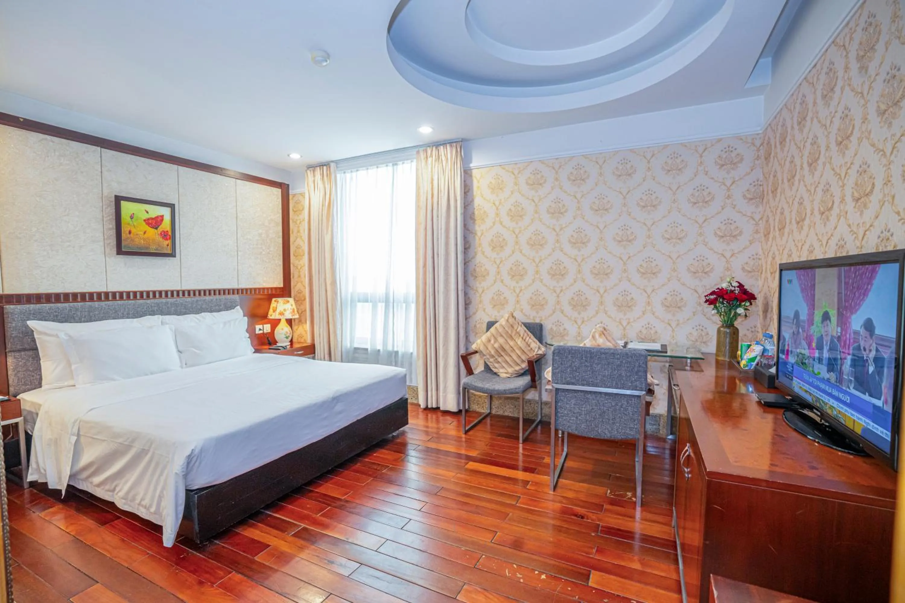 Bed in The Vissai Hotel