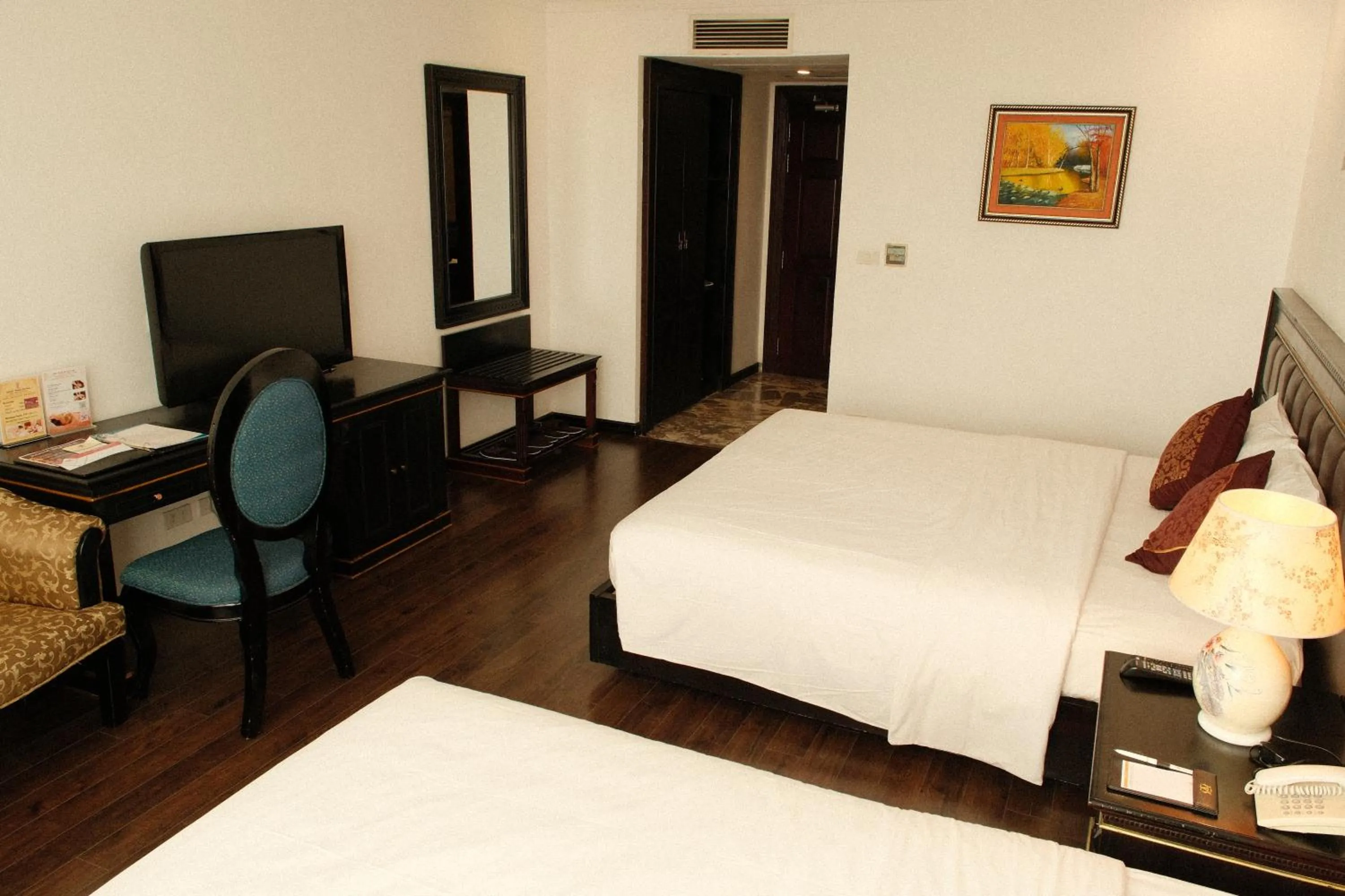 Bed in The Vissai Hotel