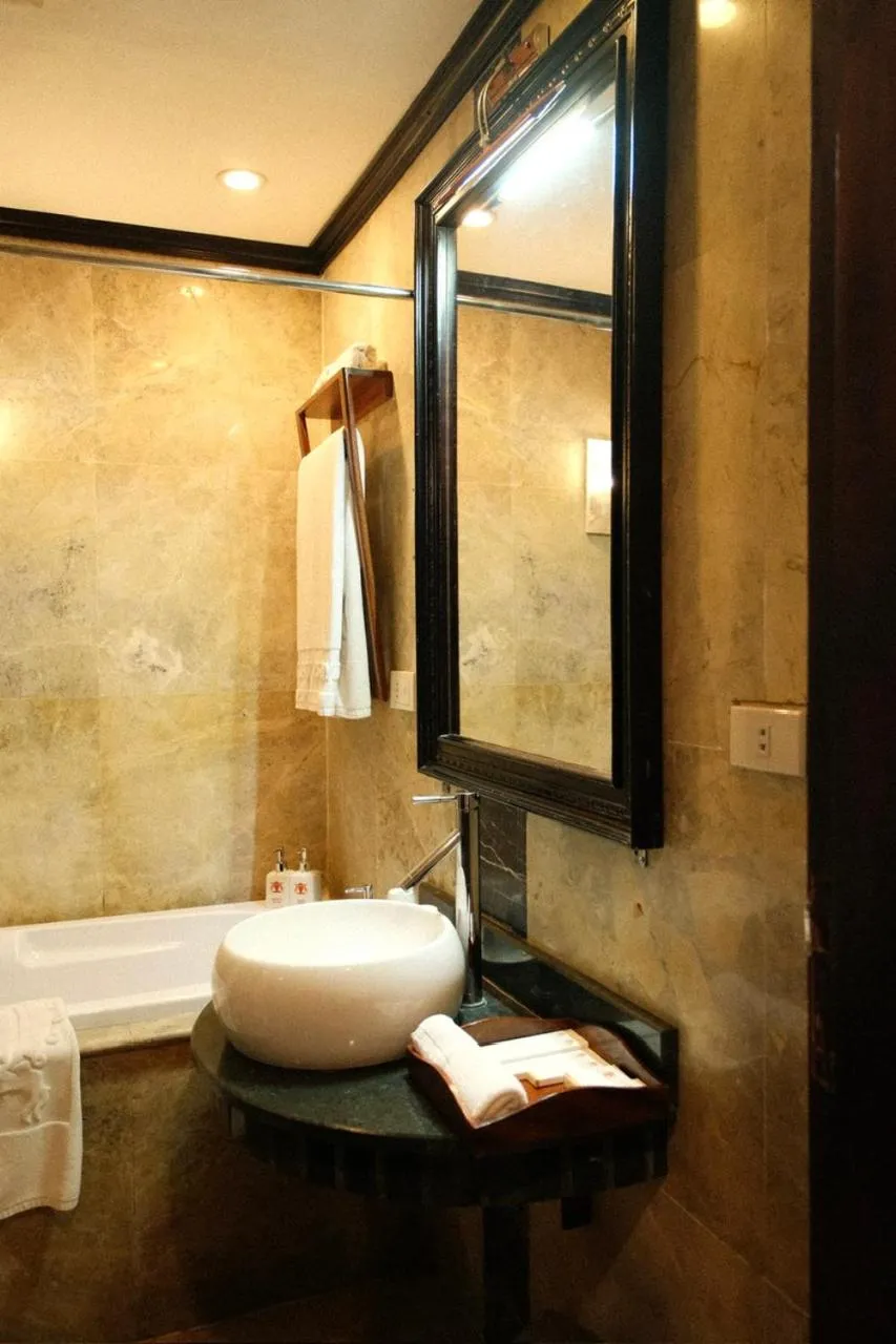 Bed in The Vissai Hotel