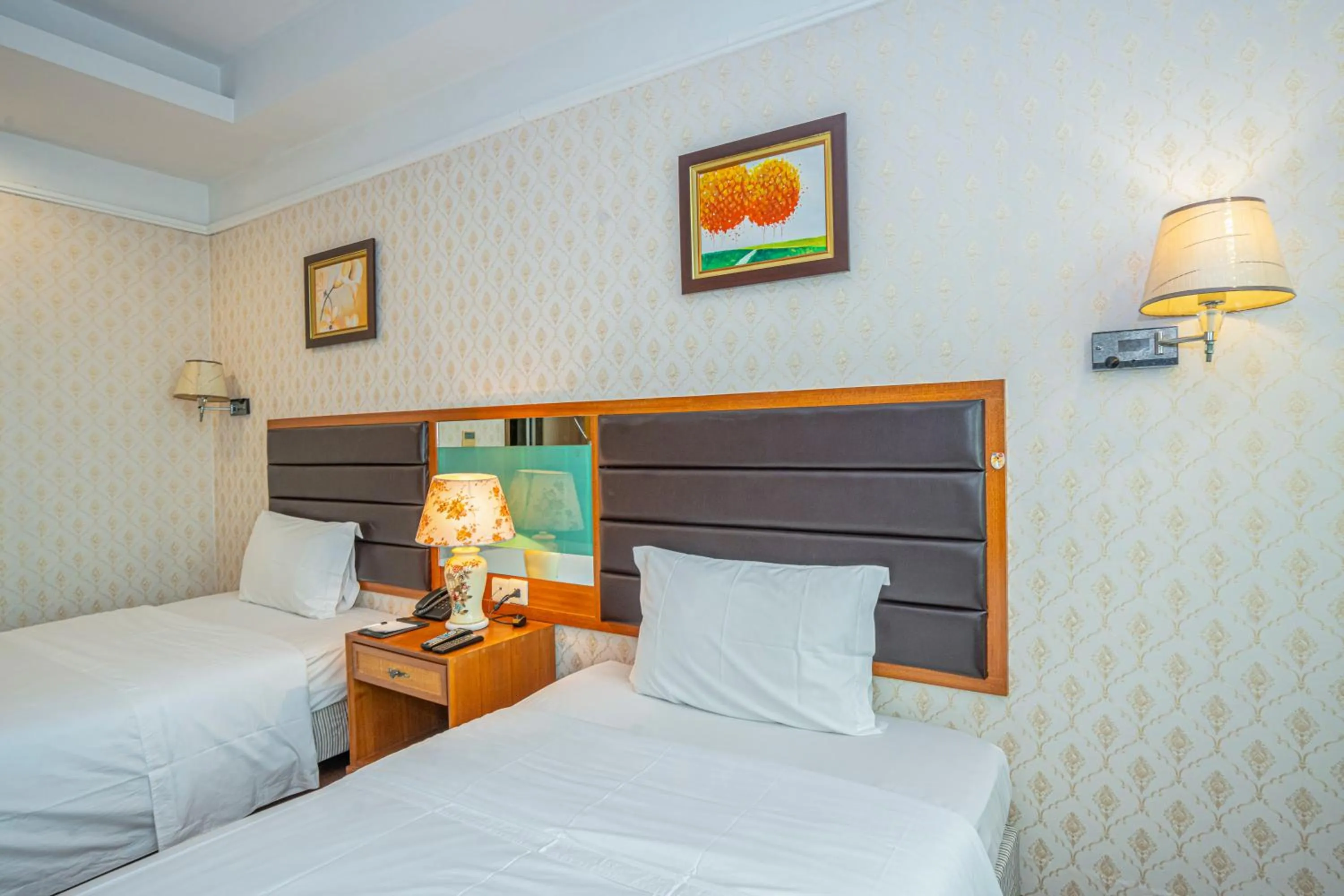 Bed in The Vissai Hotel