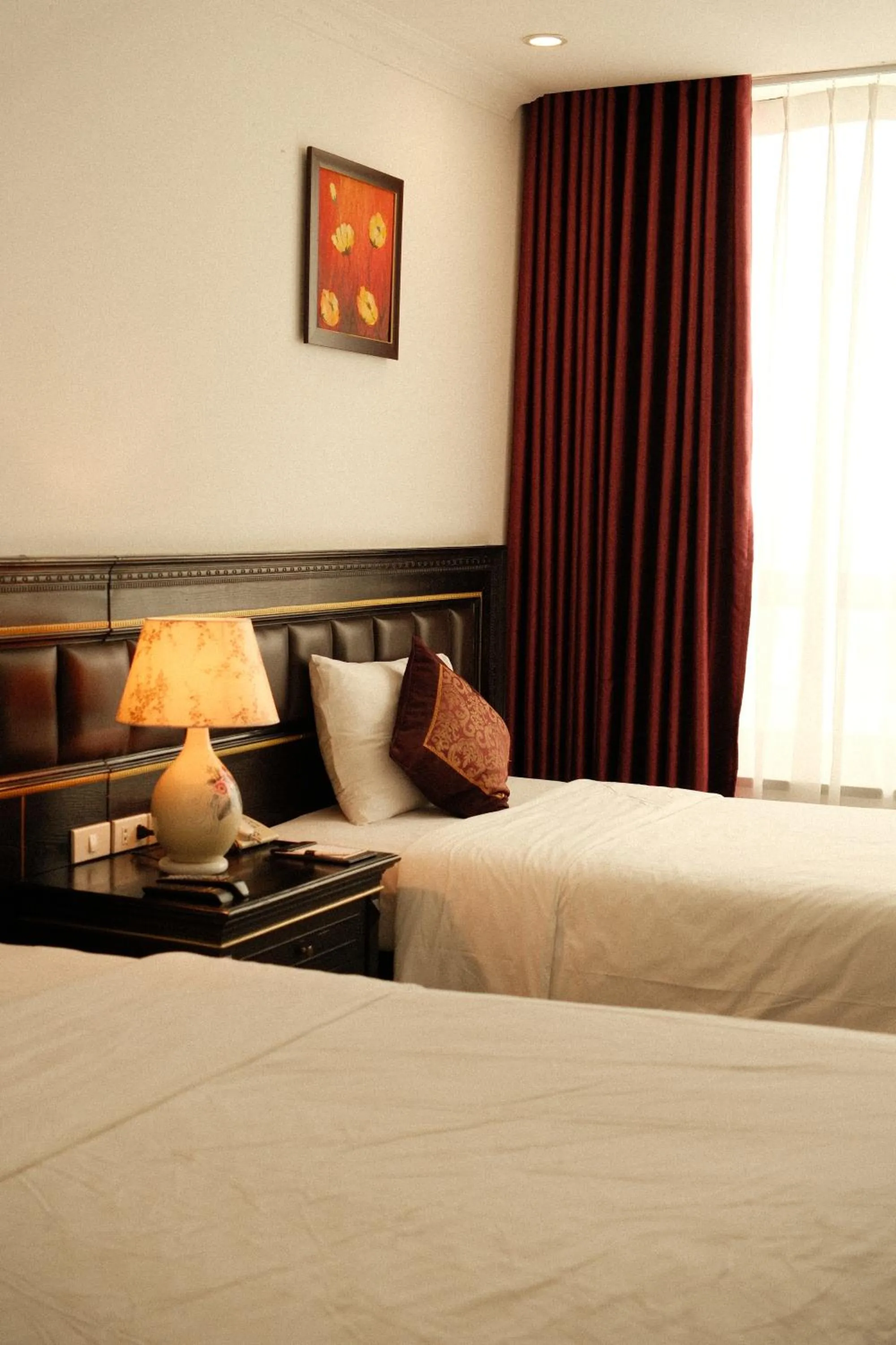 Bed in The Vissai Hotel