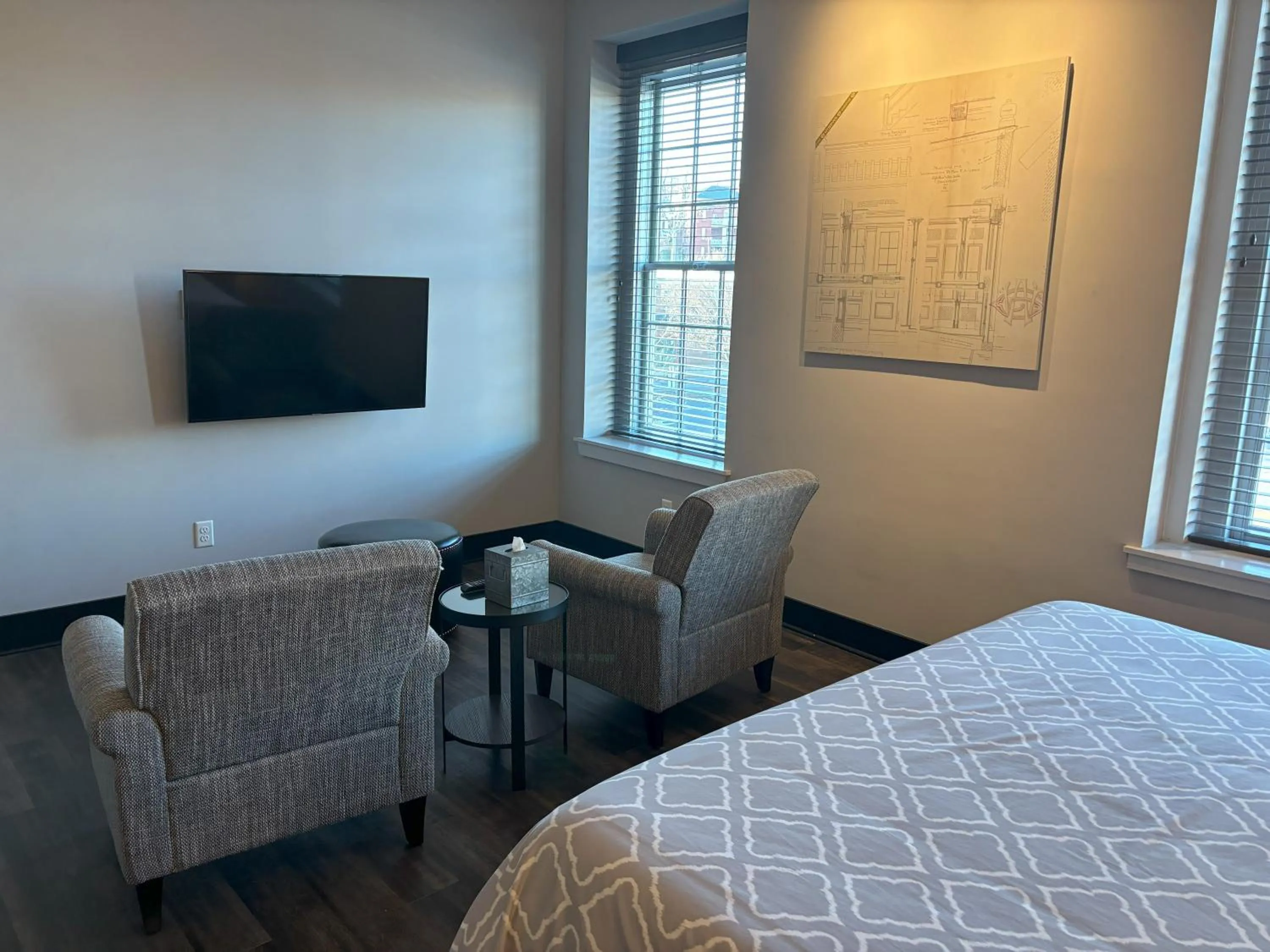 Bed in Gibson's Warehouse