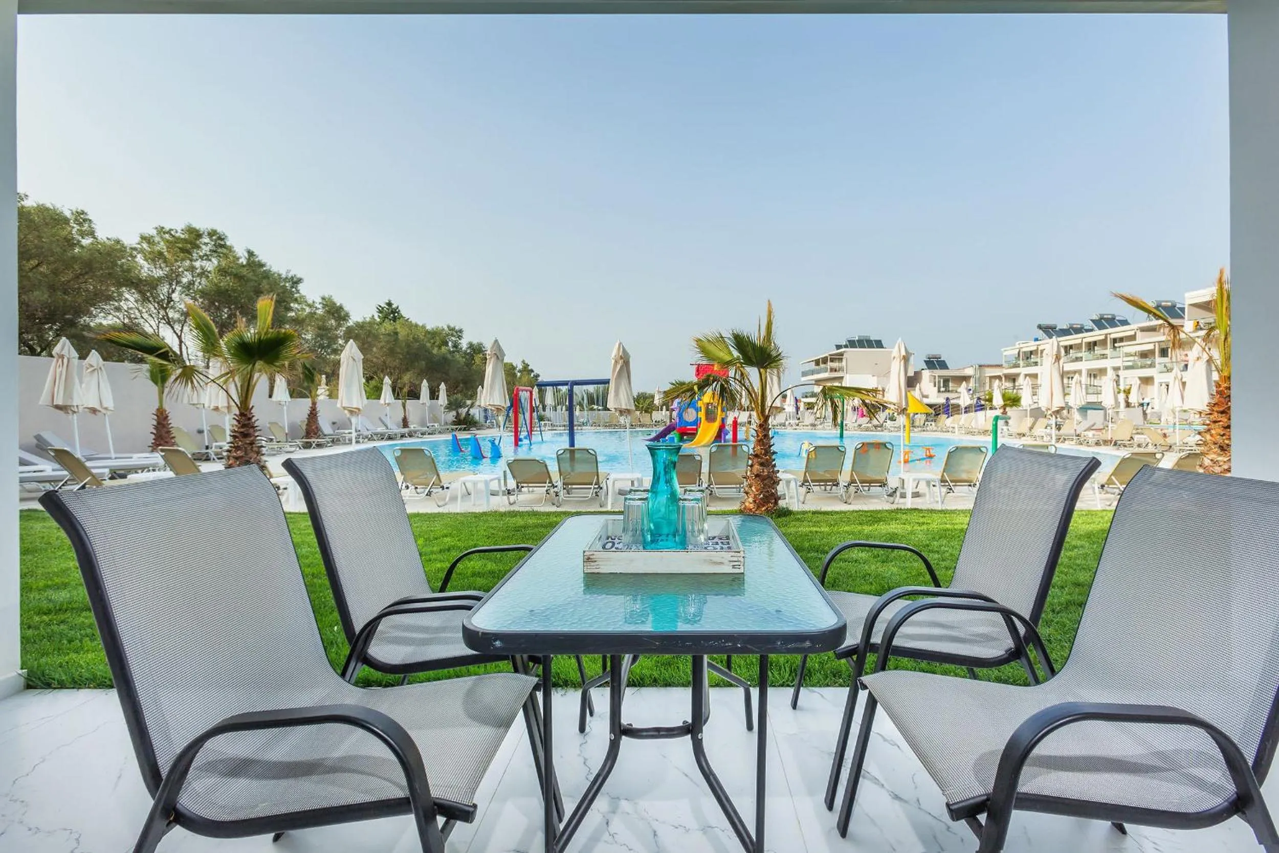 Pool view in Anna Hotel