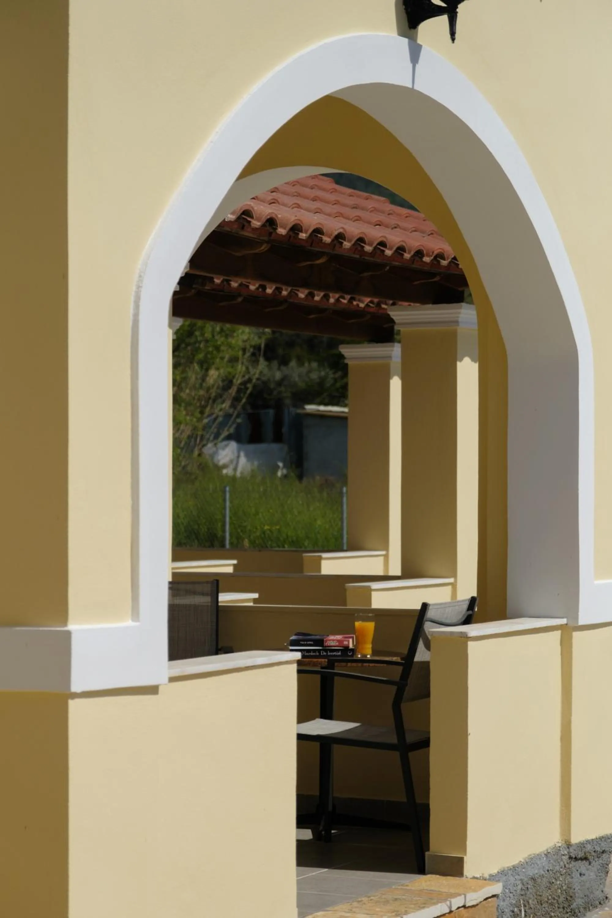 Patio in Feeloxenia Corfu Apartments