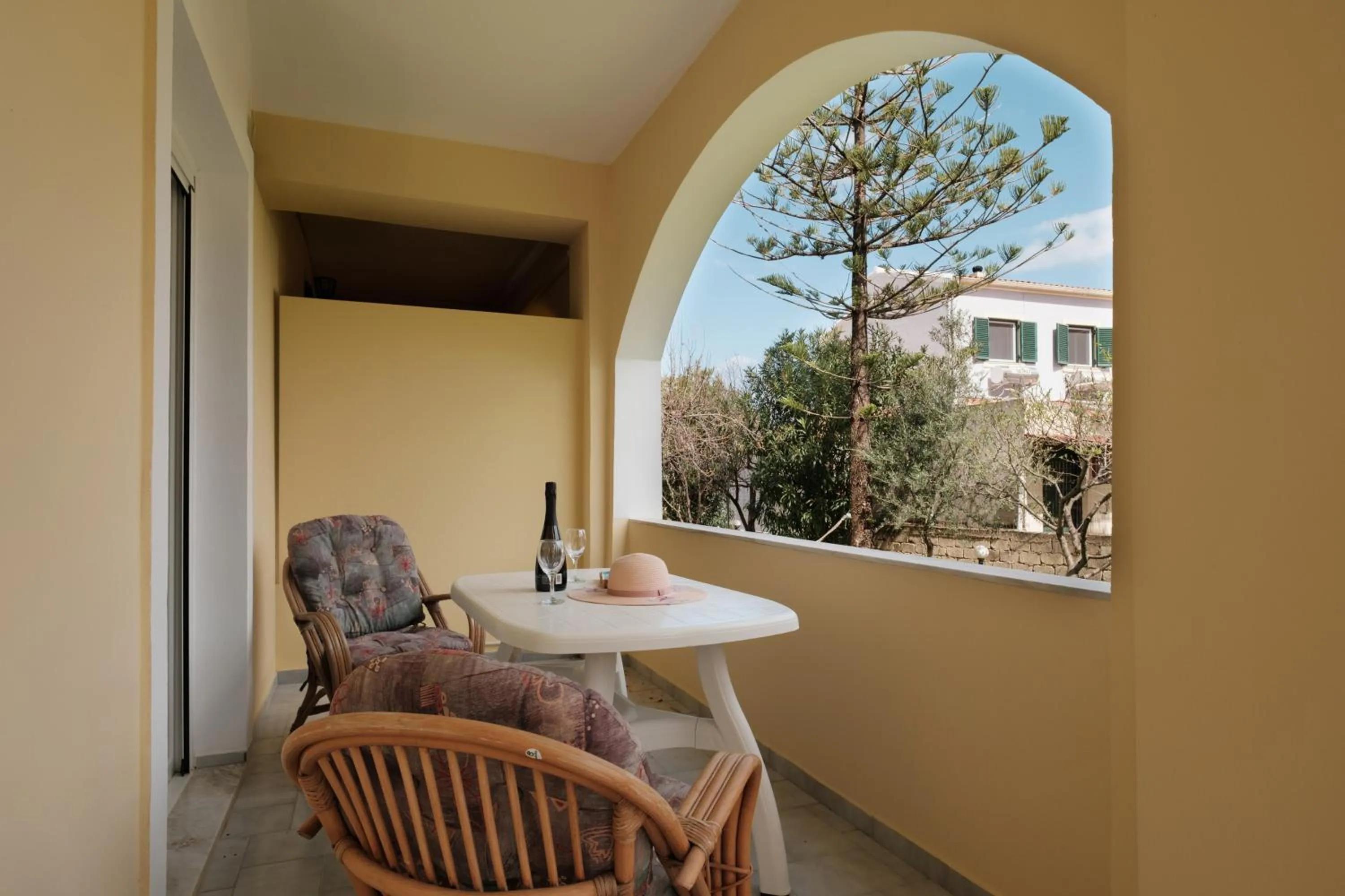 Balcony/Terrace in Feeloxenia Corfu Apartments