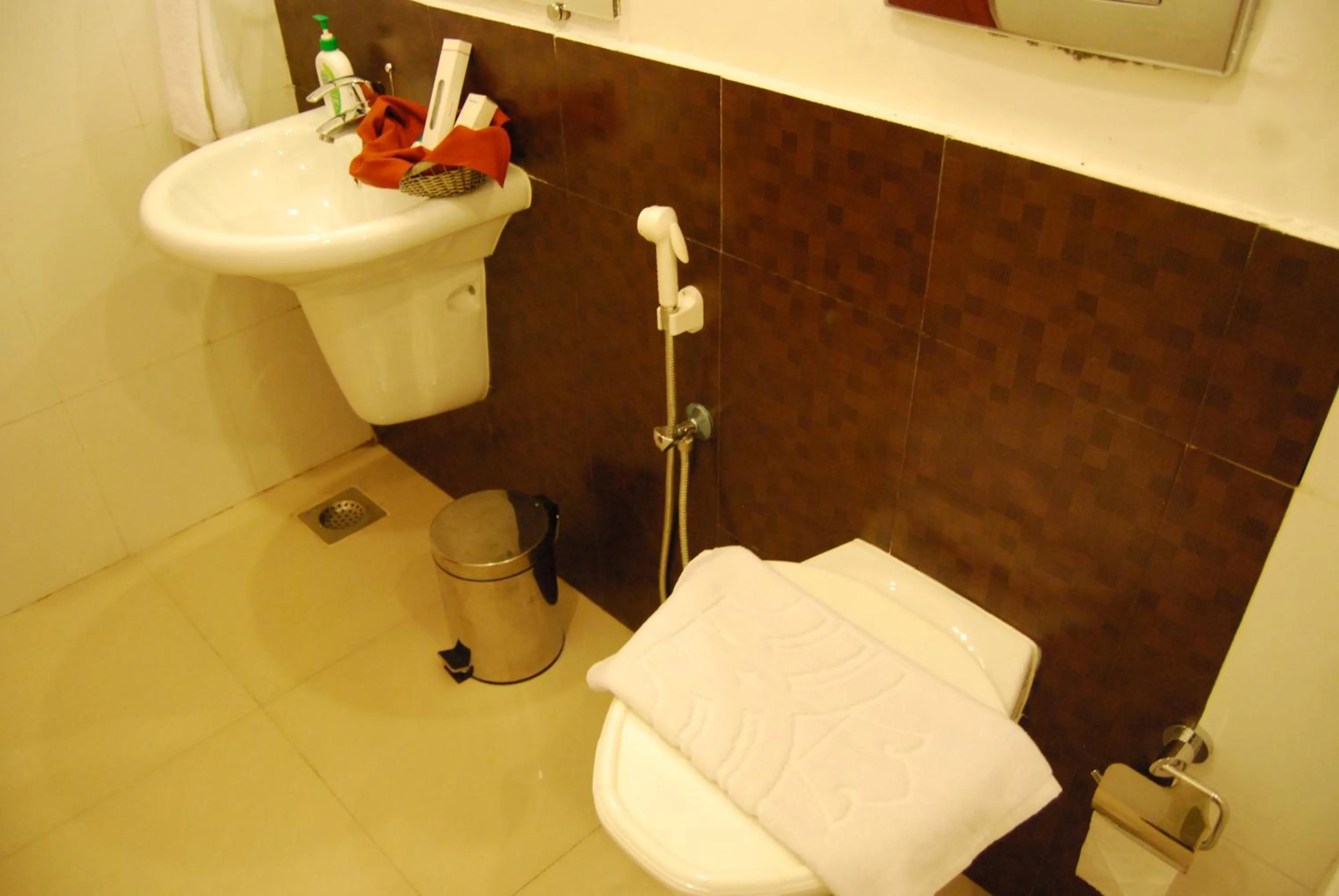 Toilet in Hotel Rajadhani