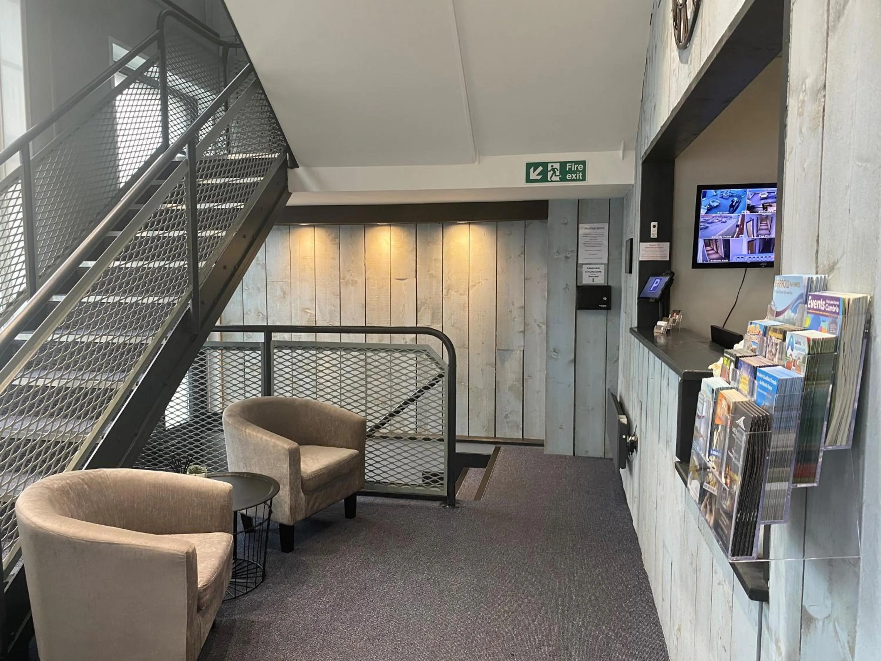 Lobby or reception in Escape Hotel