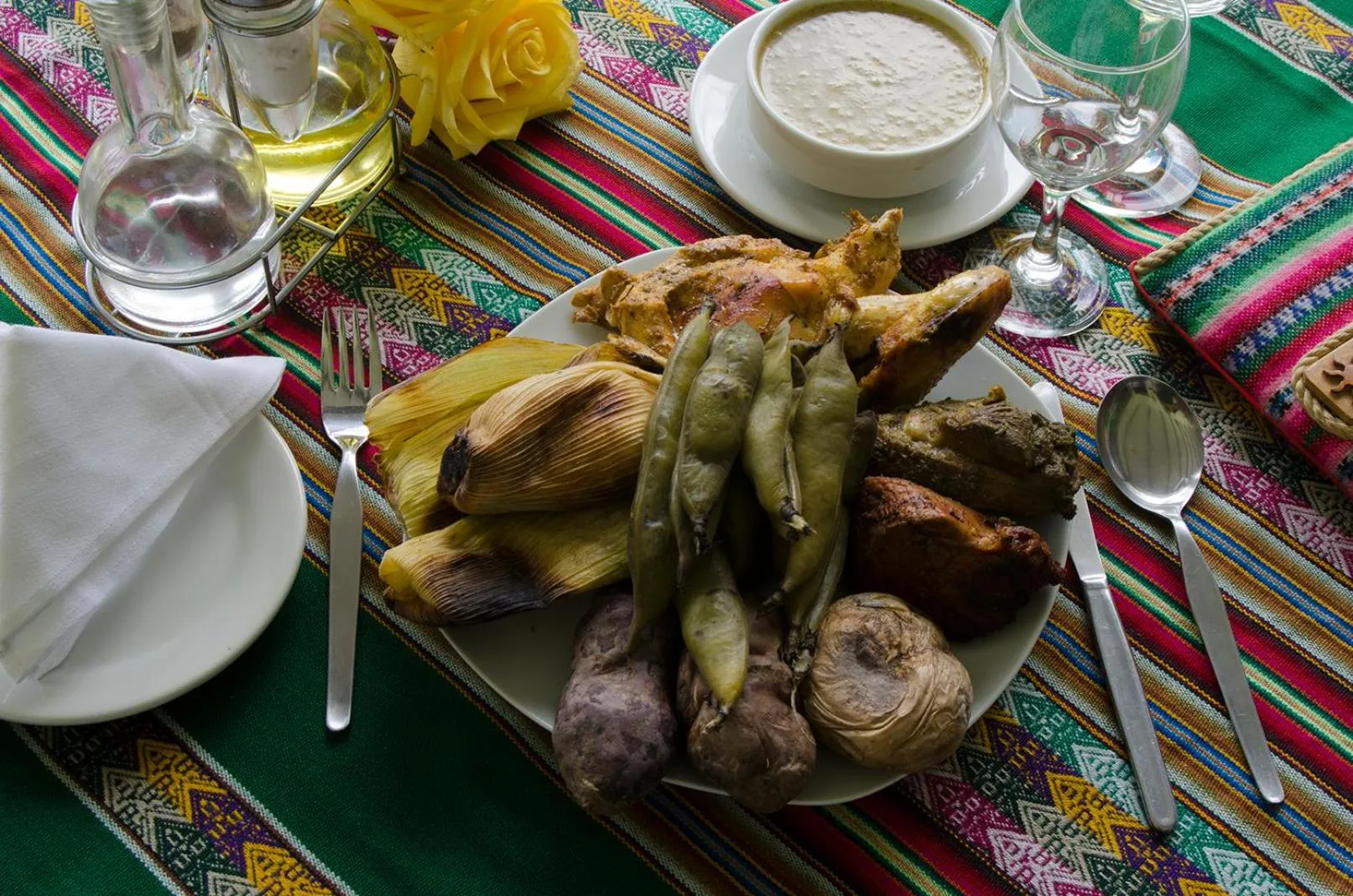 Food close-up in Centro Vacacional Huaychulo