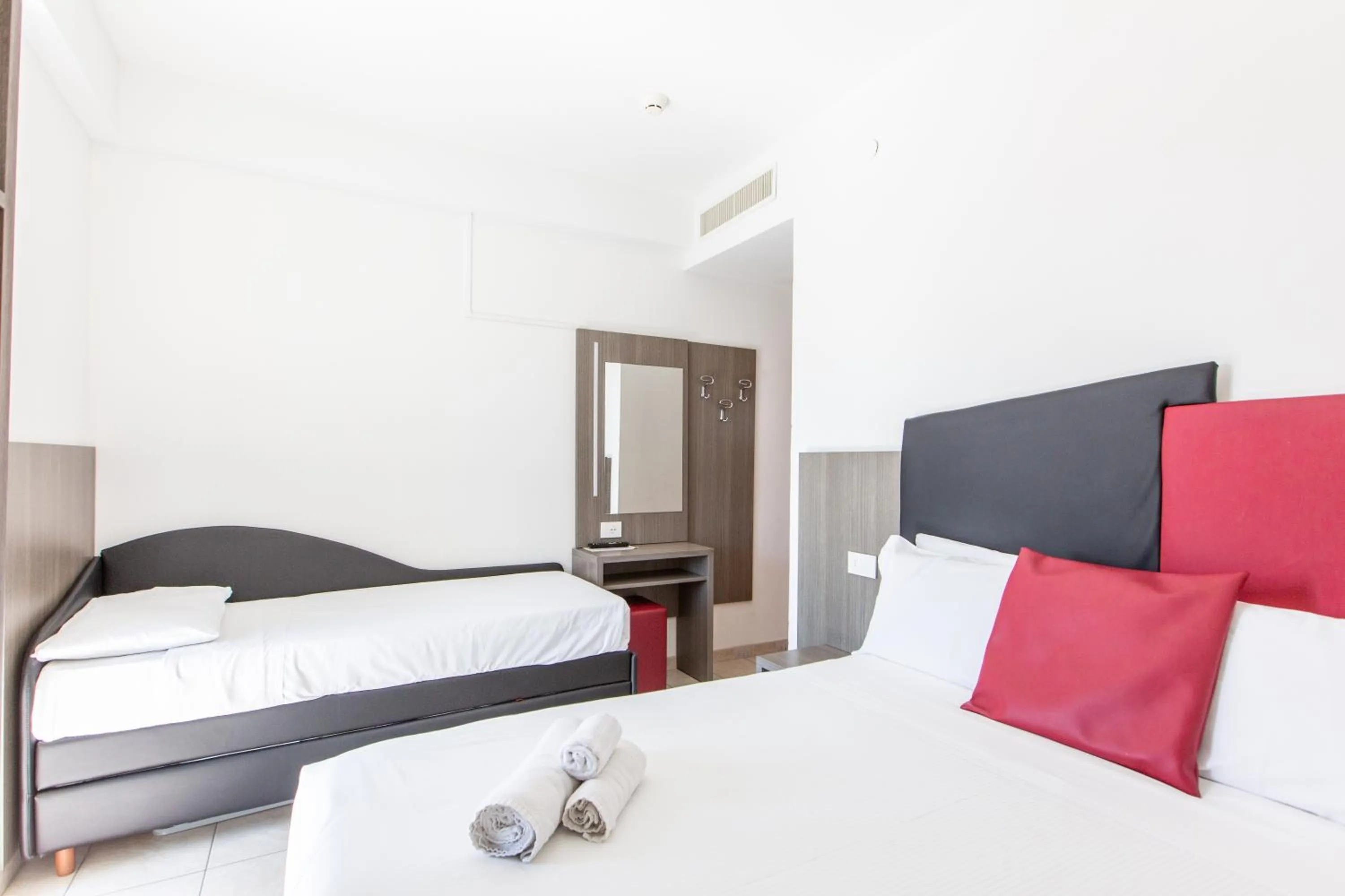 Bedroom, Bed in Hotel Grazia Riccione