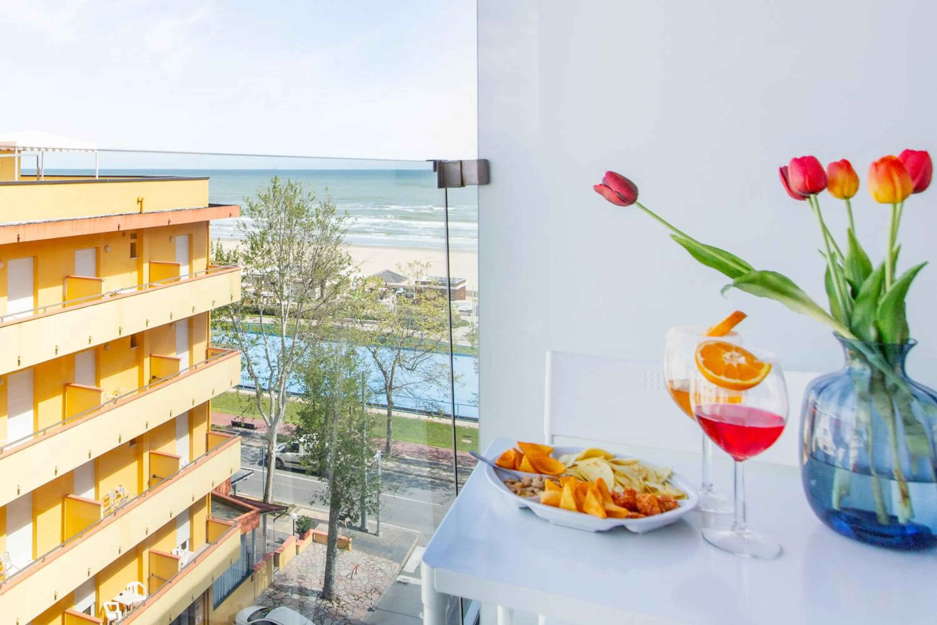 Balcony/Terrace in Hotel Grazia Riccione