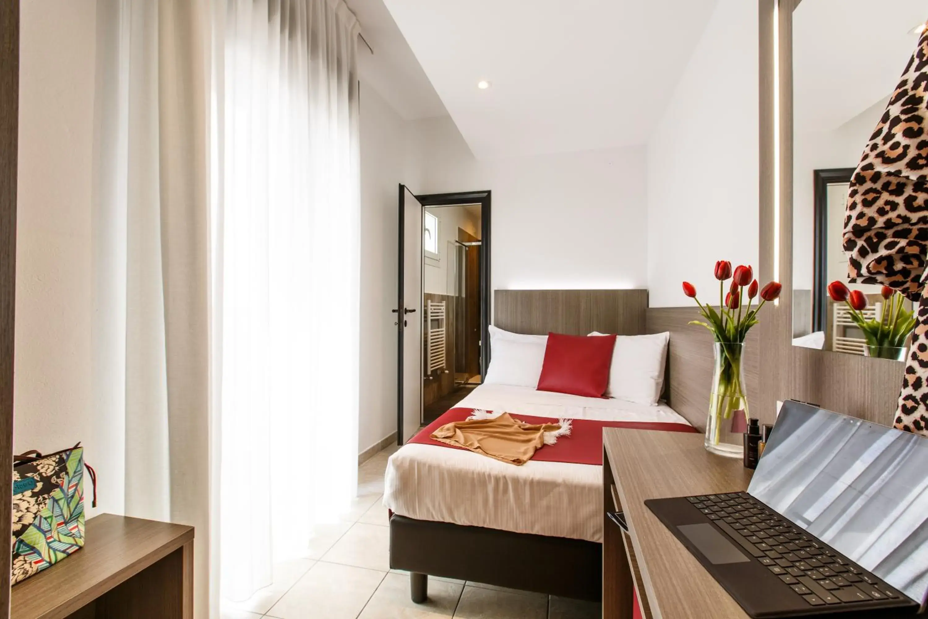 Economy Double Room With French Bed in Hotel Grazia Riccione Economy Double Room With French Bed in Hotel Grazia Riccione