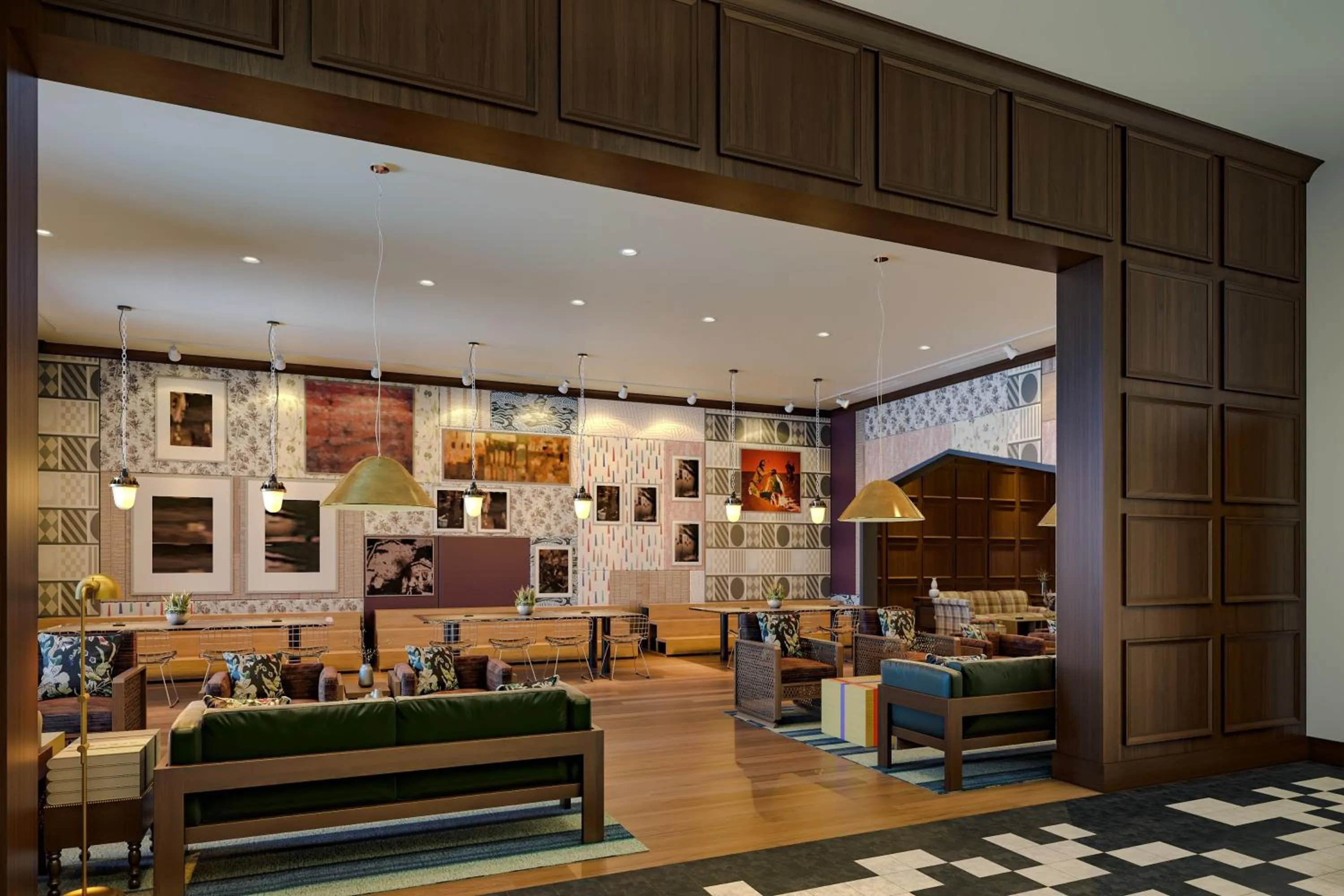 Lobby or reception in Graduate by Hilton Bloomington