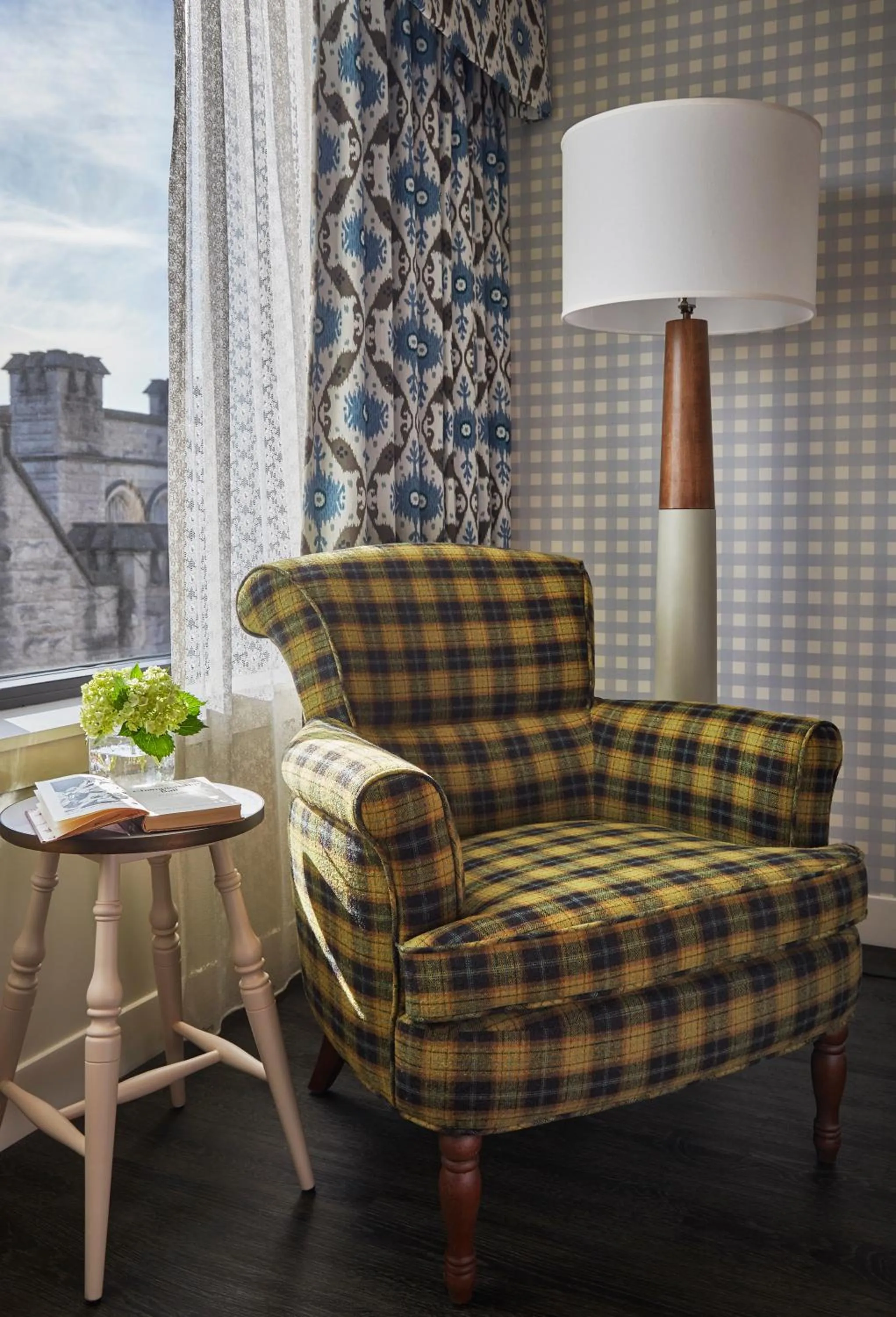 Living room in Graduate by Hilton Bloomington