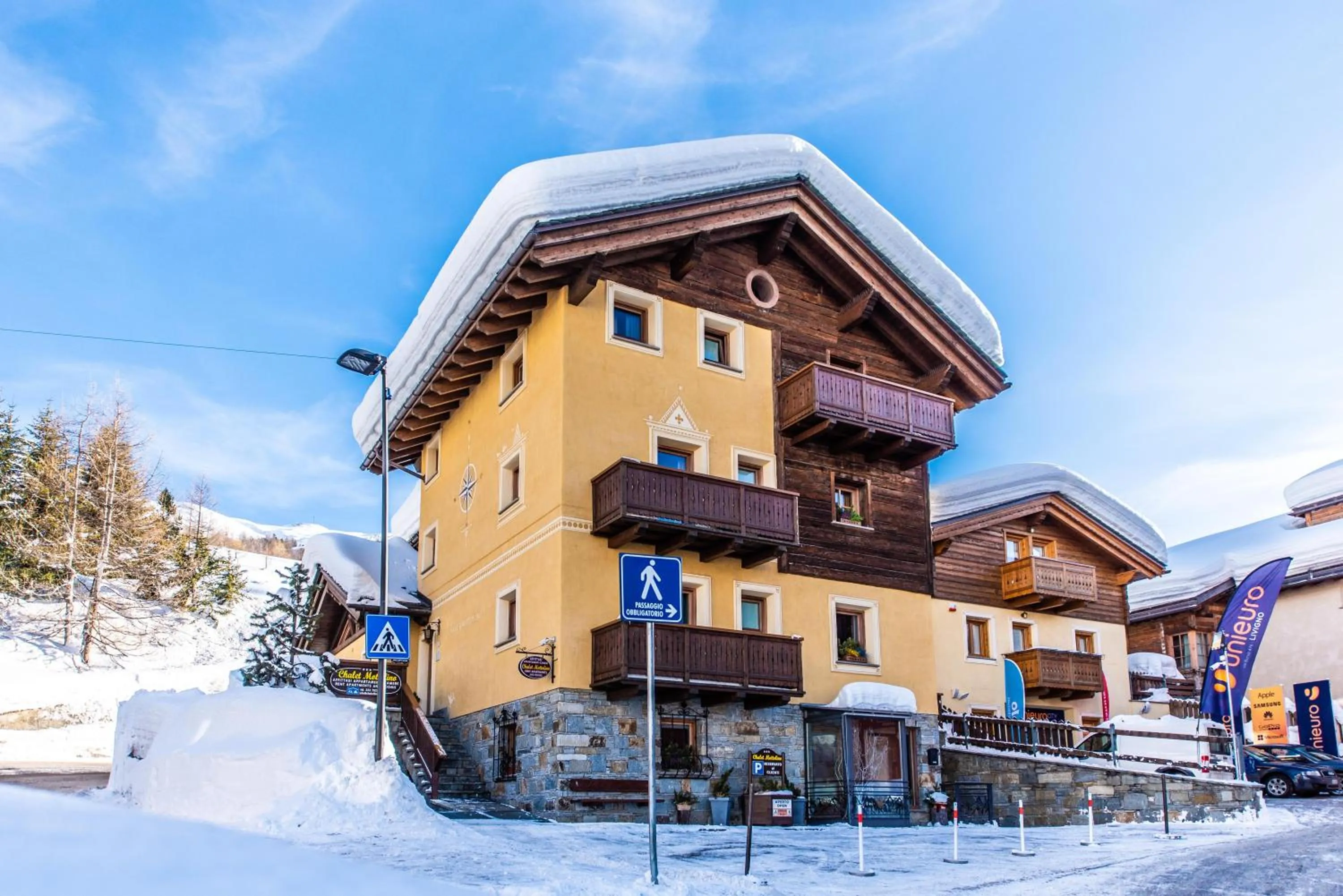 Property building in Chalet Mottolino