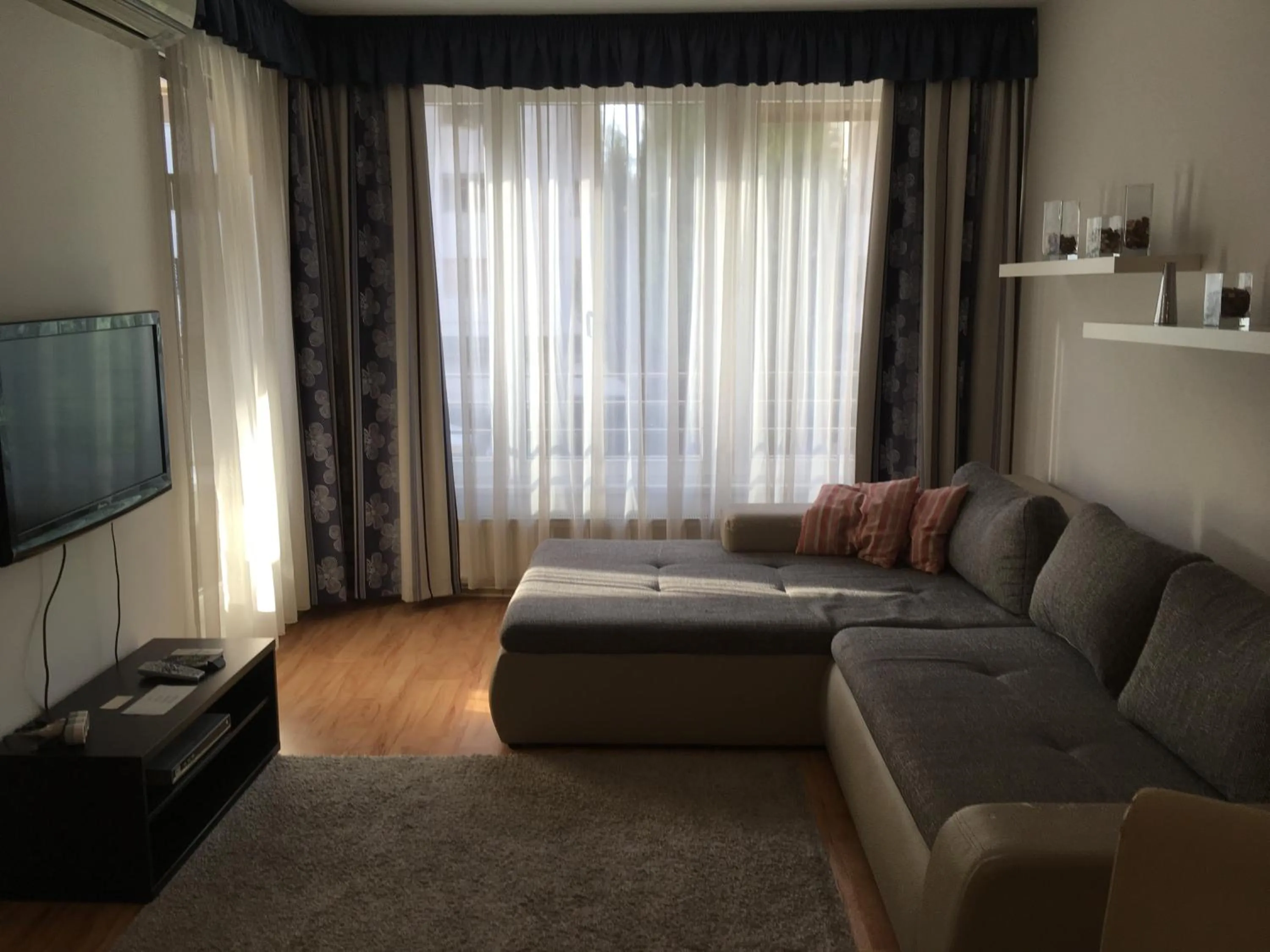 Living room in Corvin Residence Apartments