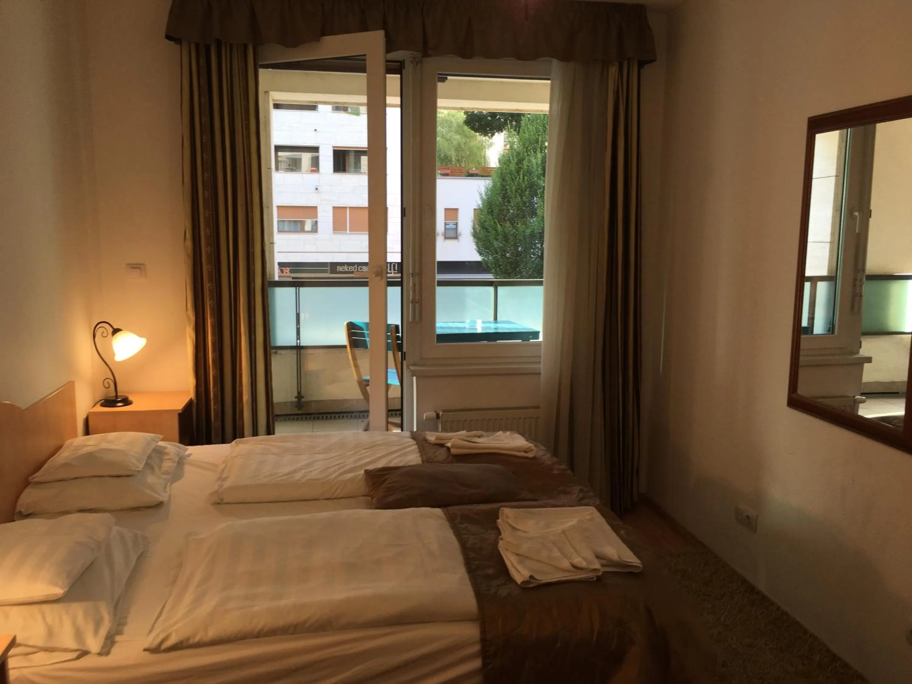 Bed in Corvin Residence Apartments