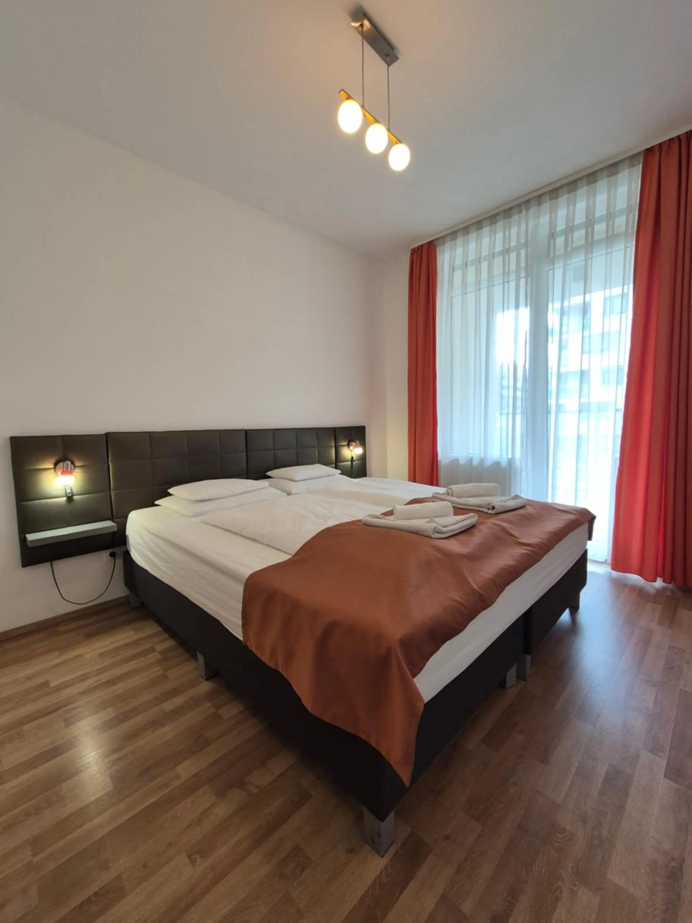 Bed in Corvin Residence Apartments