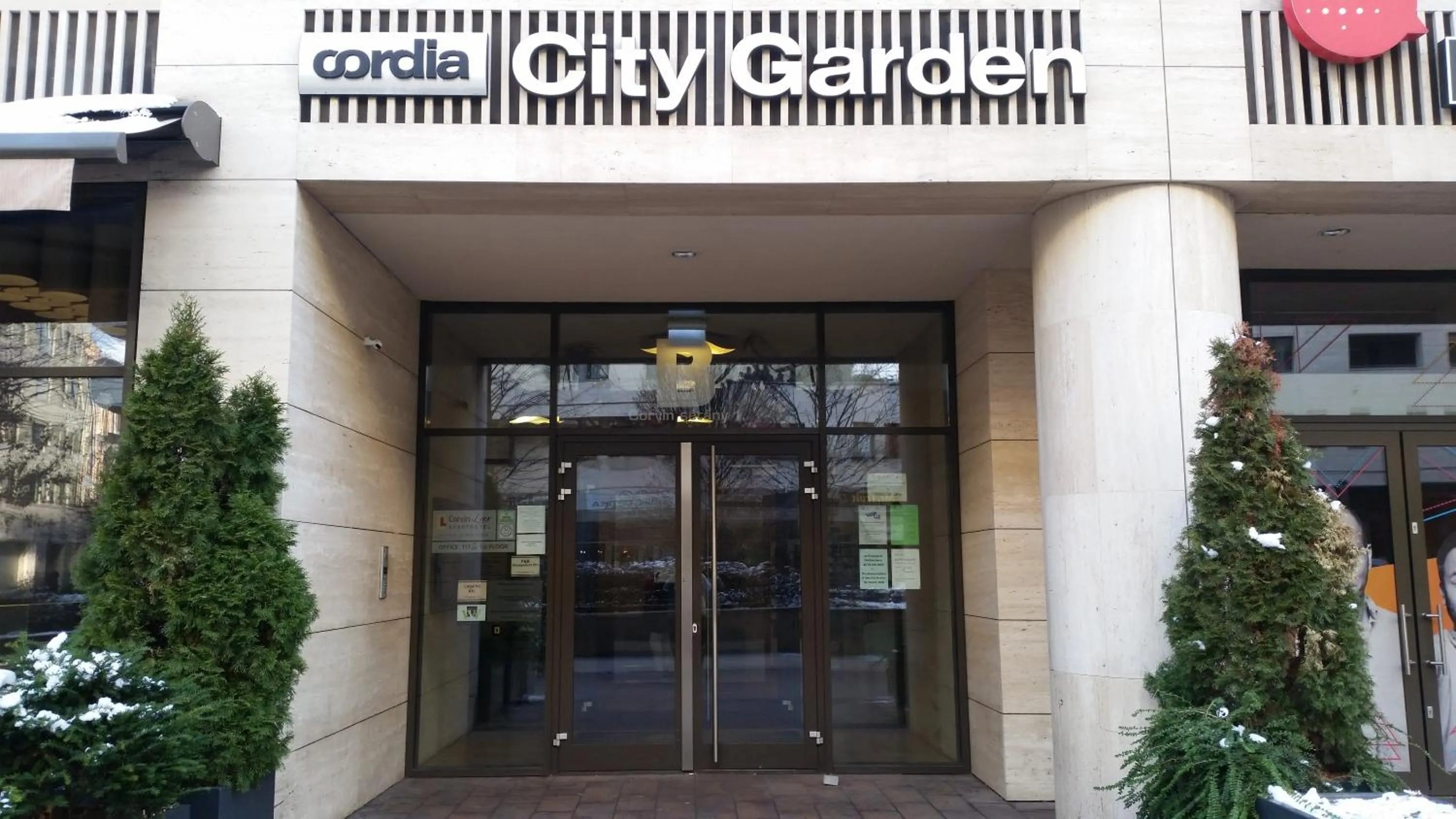 Property building in Corvin Residence Apartments