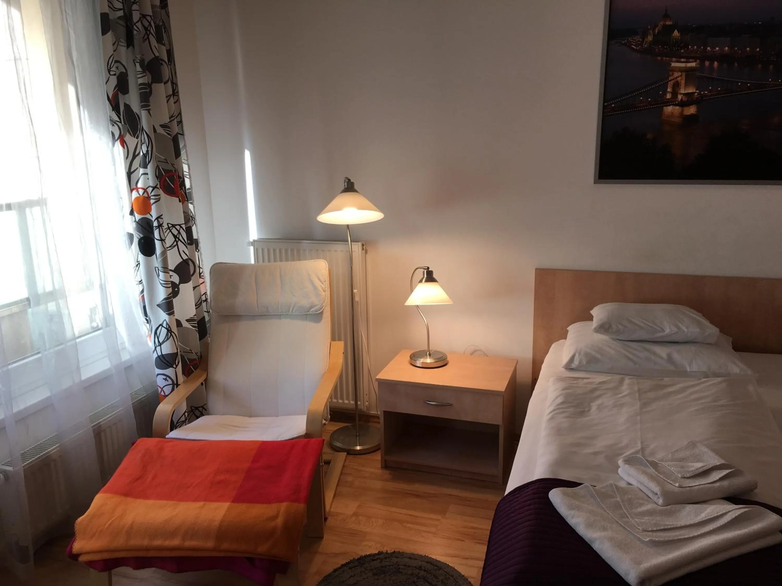 Bed in Corvin Residence Apartments