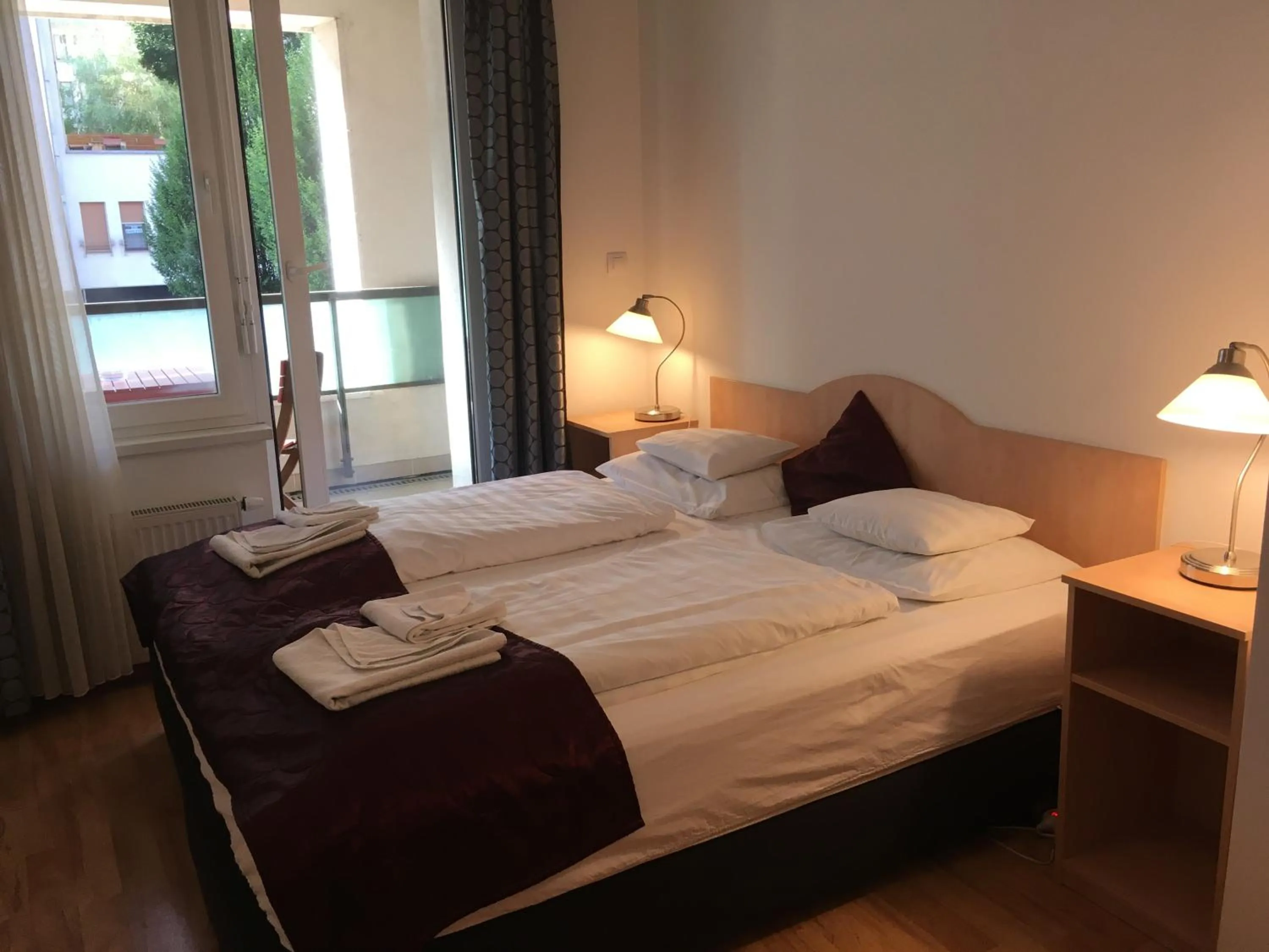 Photo of the whole room, Bed in Corvin Residence Apartments