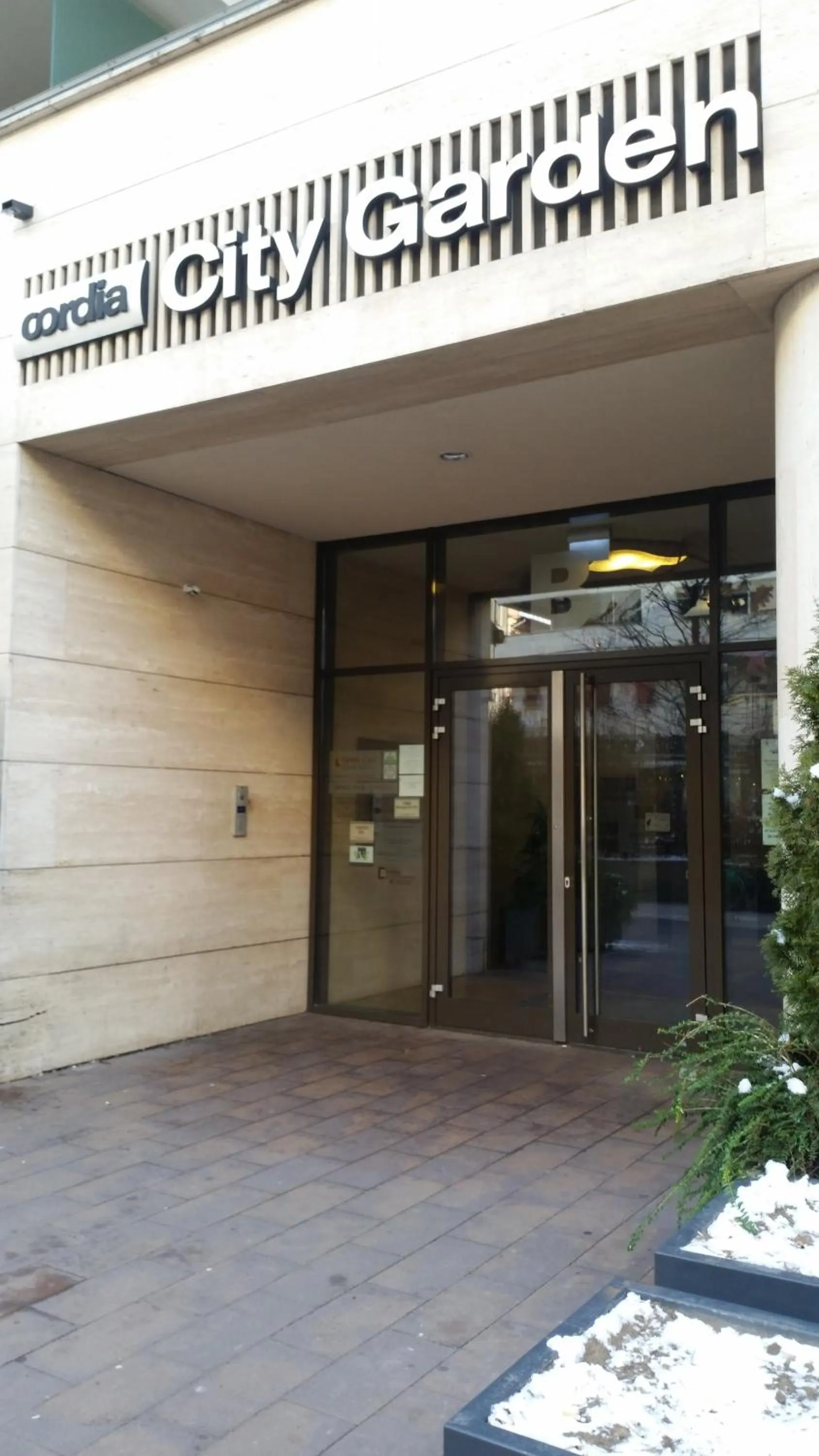 Property building in Corvin Residence Apartments