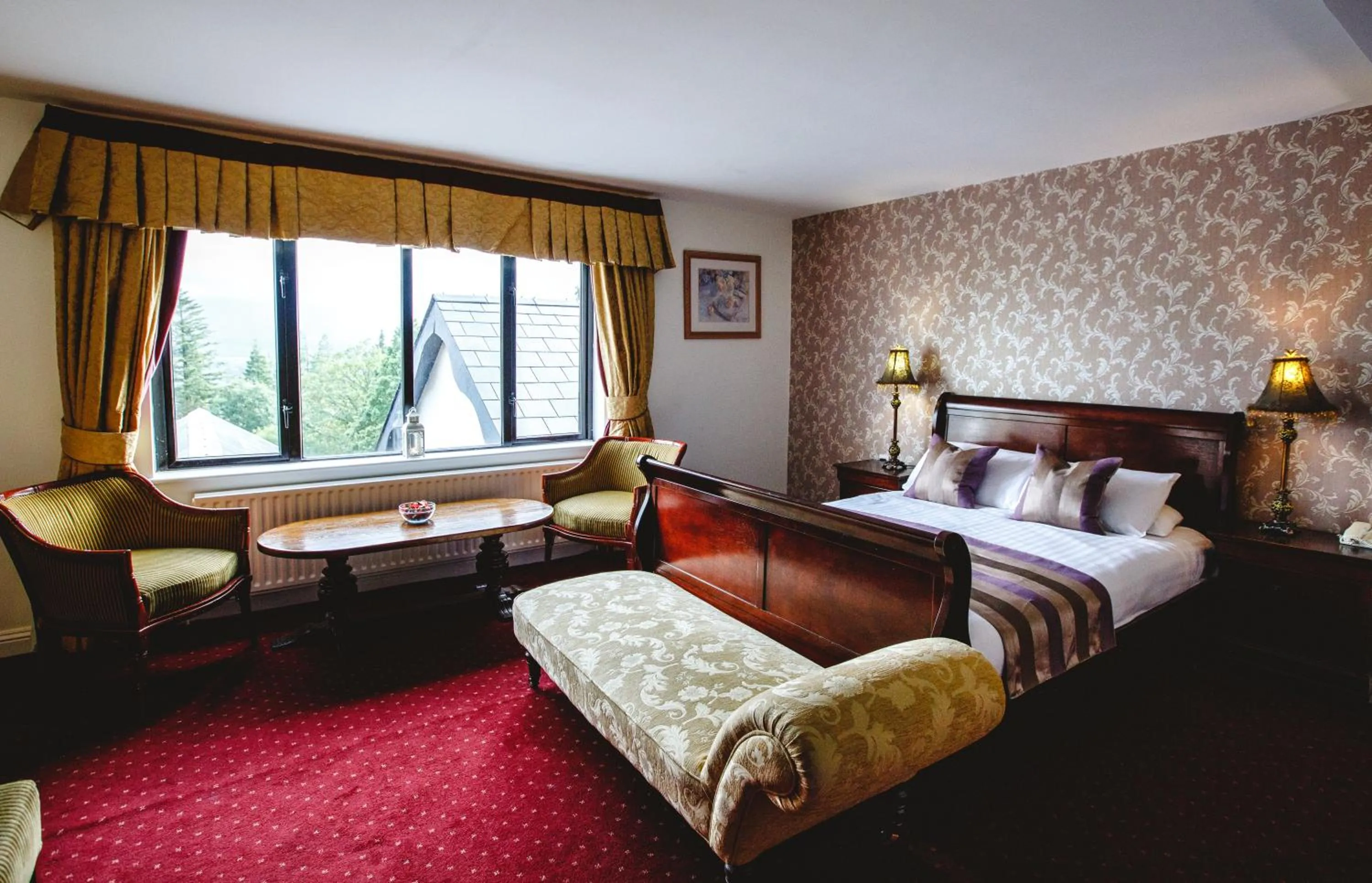 View (from property/room), Bed in Aherlow House Hotel & Lodges