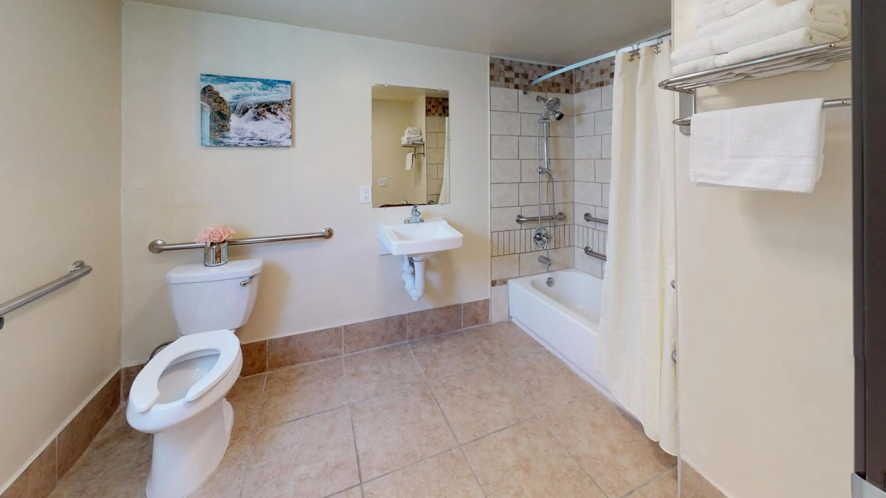 Bathroom in Anchor Pointe Inn