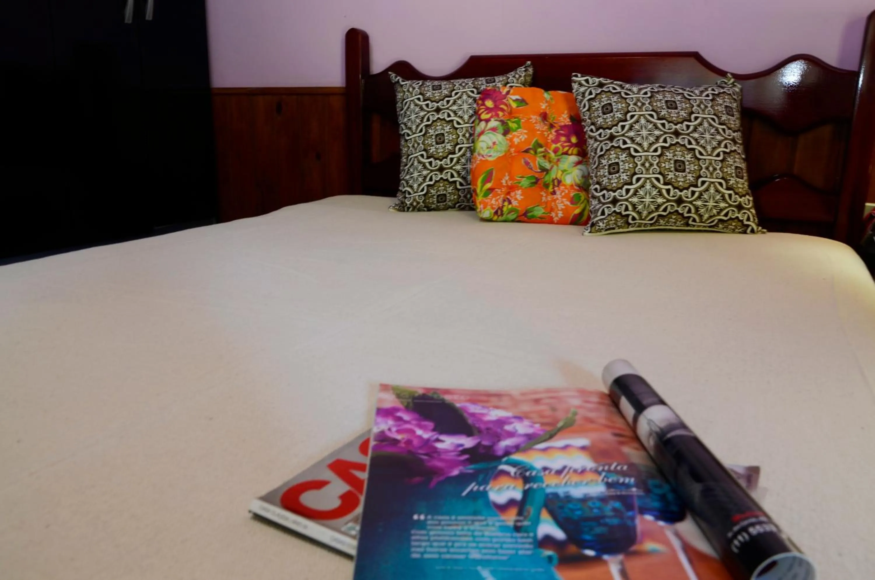 Bed in Pousada Sabor da Serra