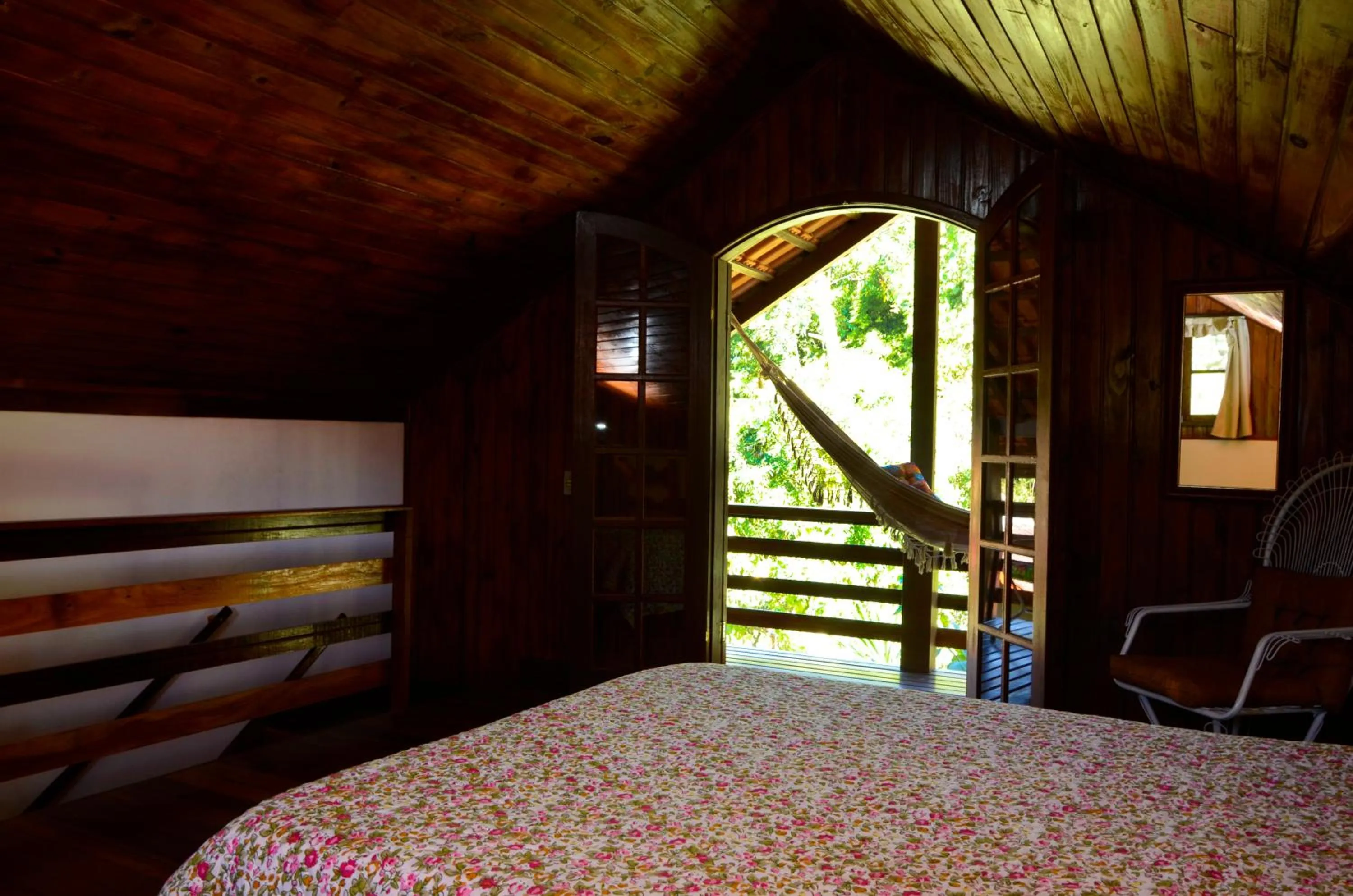 Bed in Pousada Sabor da Serra