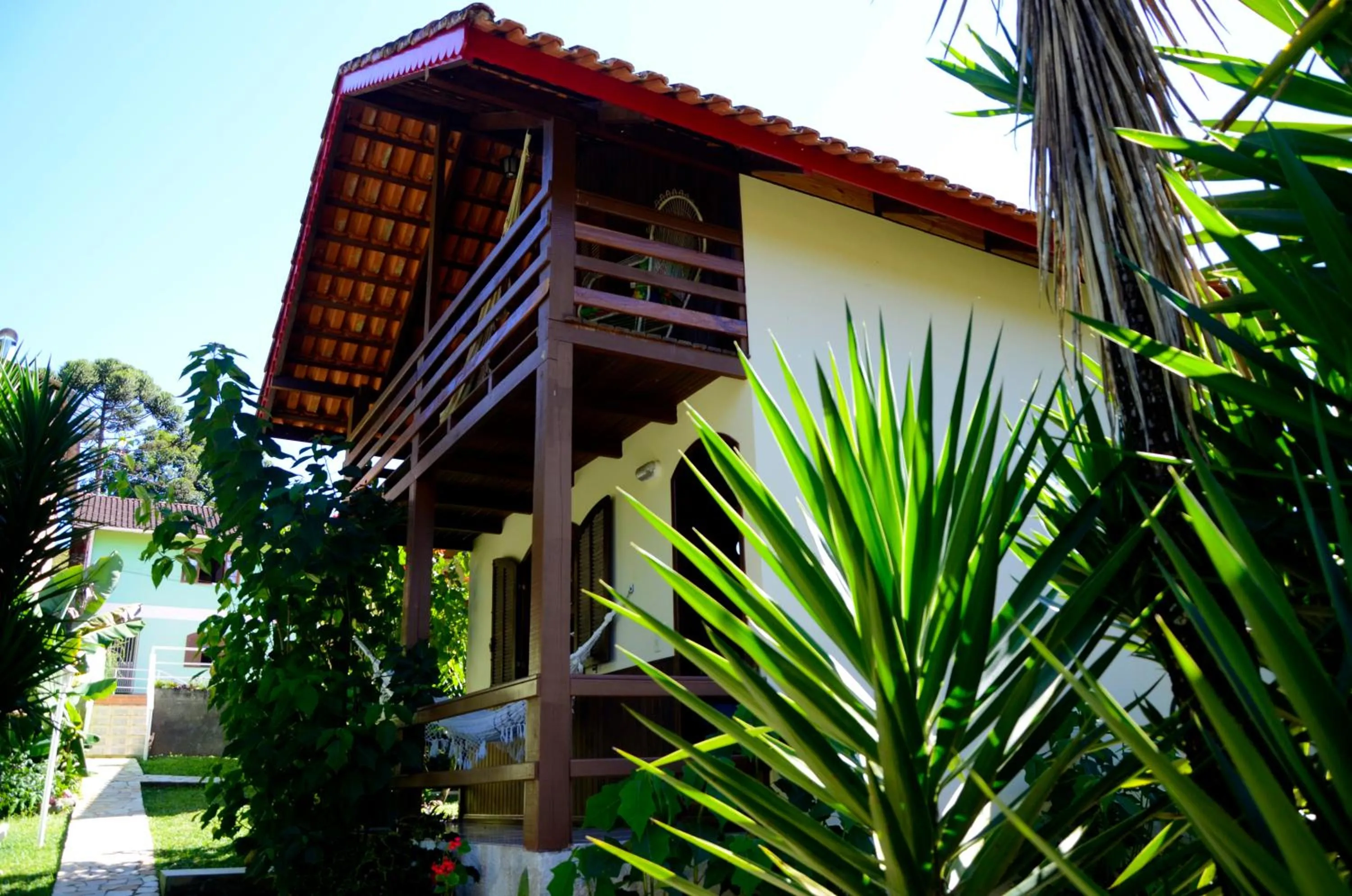 Garden view in Pousada Sabor da Serra