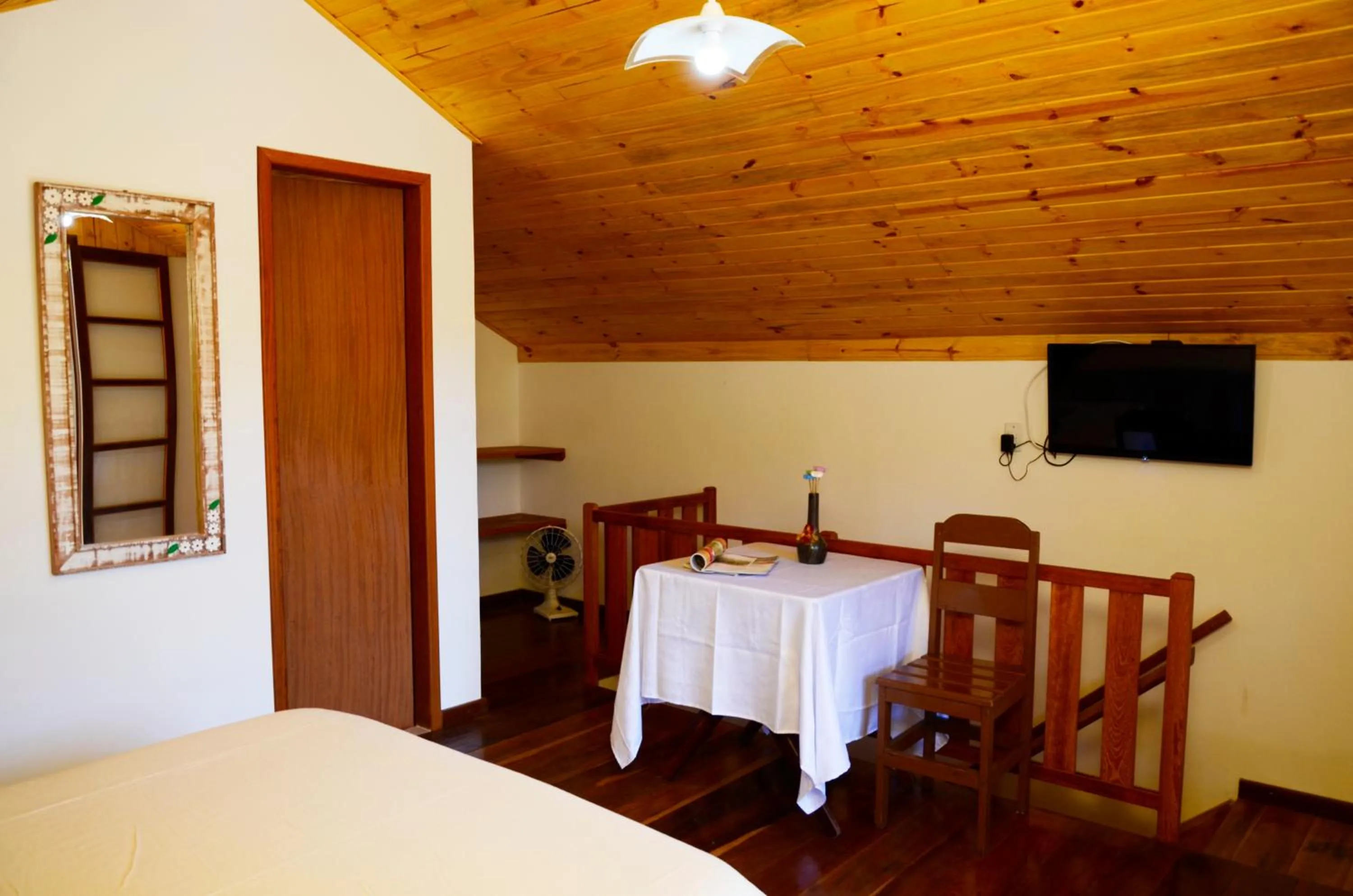 Bed in Pousada Sabor da Serra