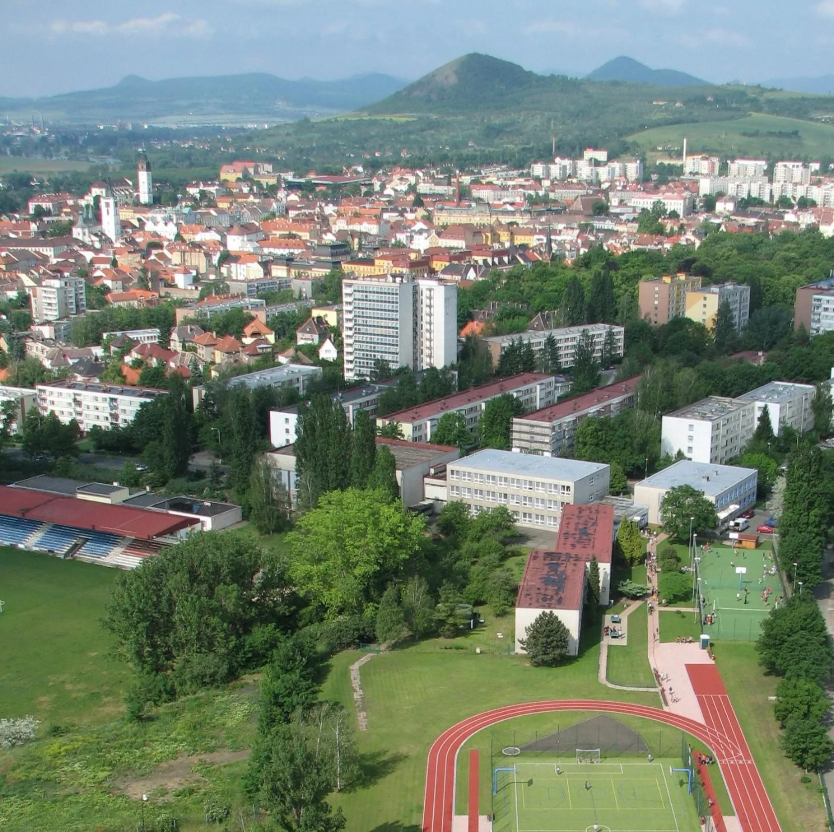 Bird's eye view in Hotel Labe