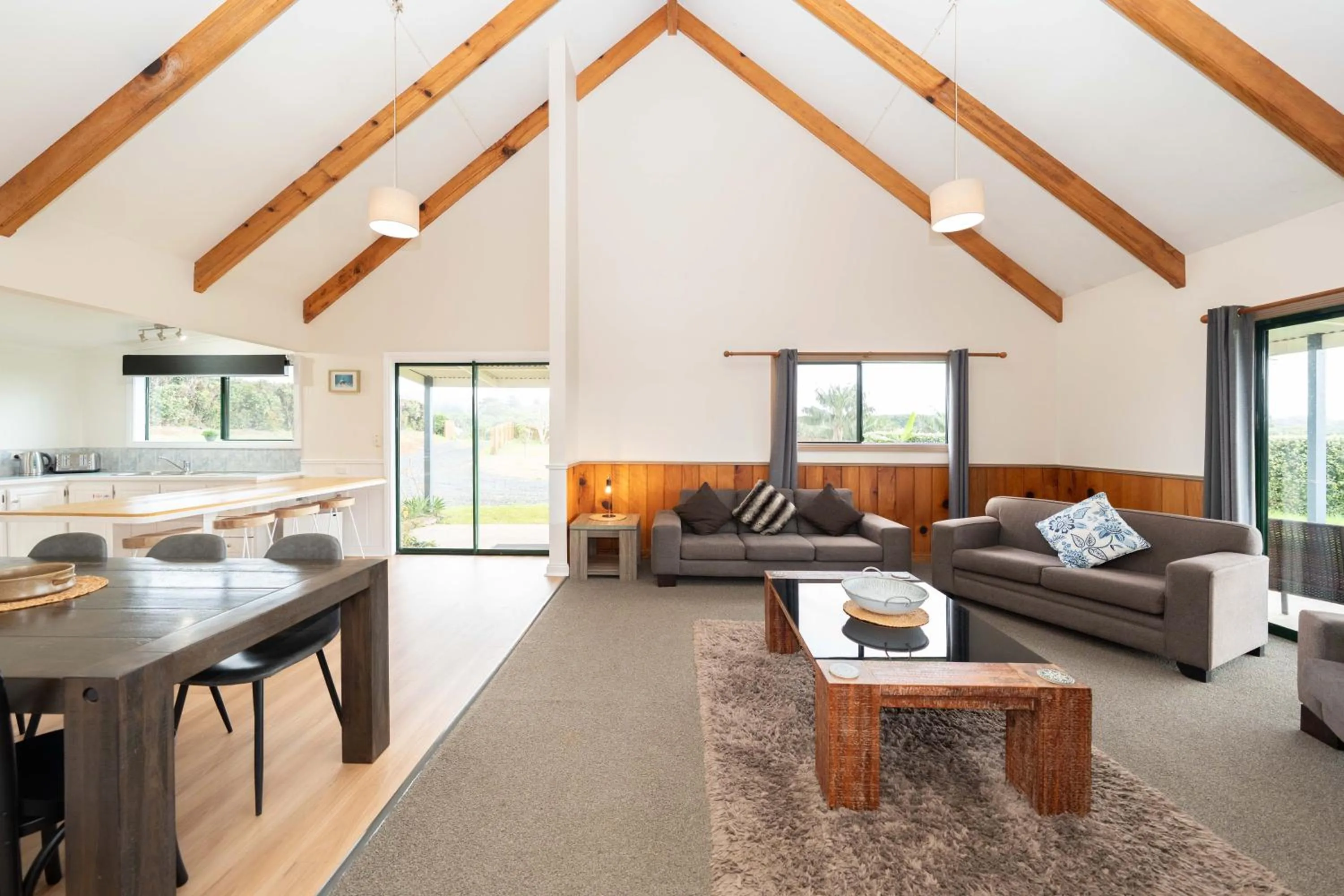 Living room in Ferny Lane House