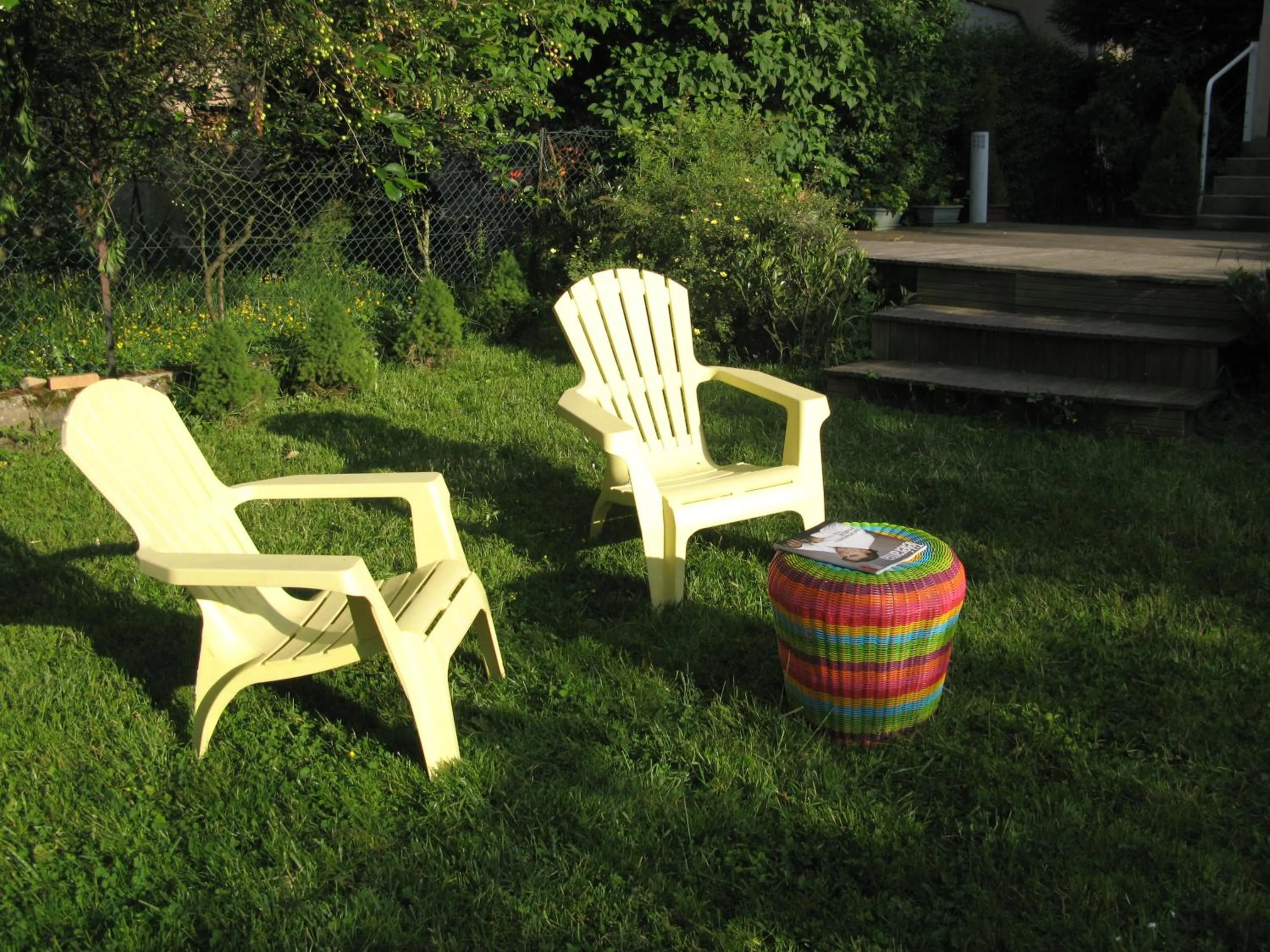 Patio in Les Chambres de l'Ile