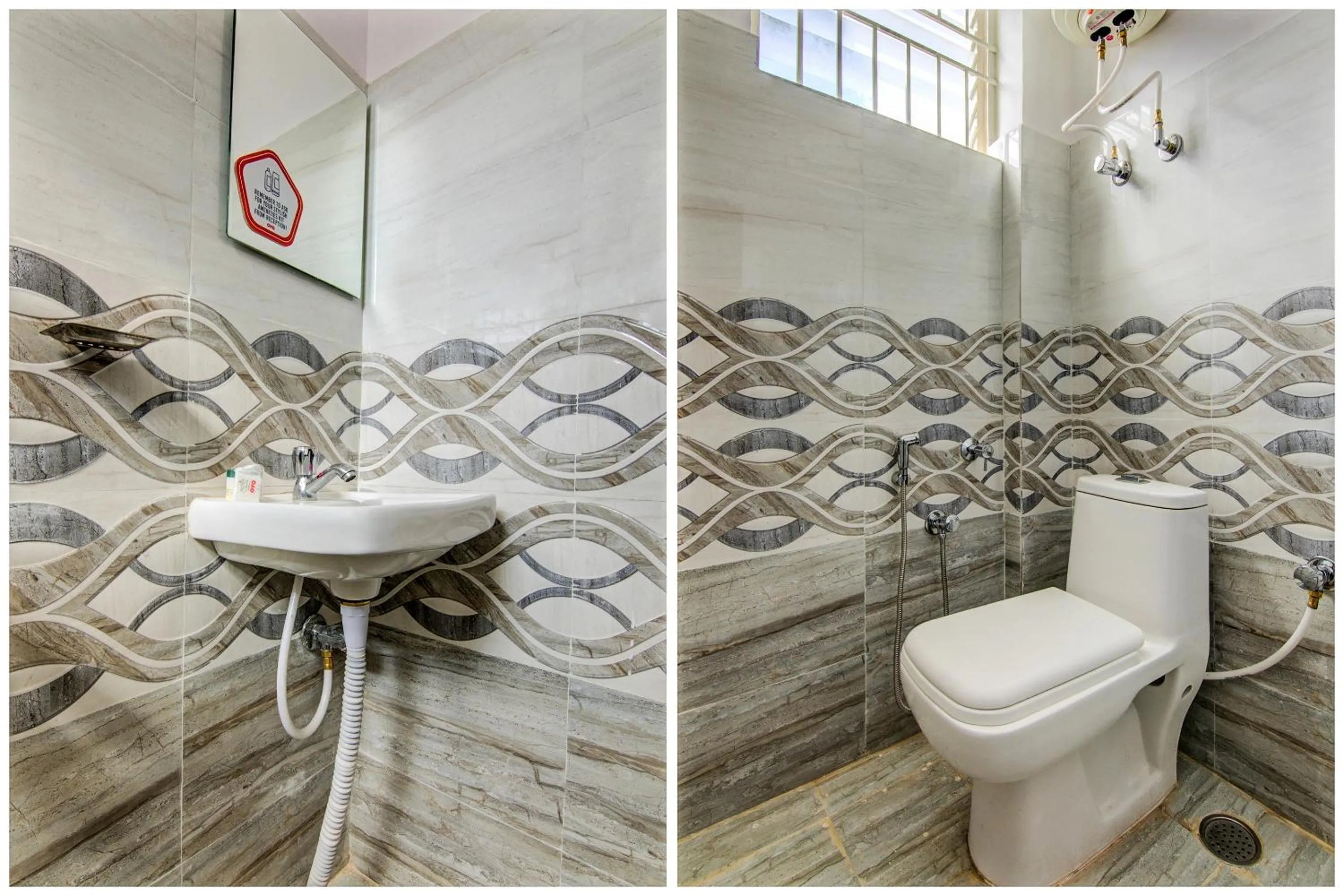 Bathroom in Super Hotel O Varcity Comforts Near St. John Medical College