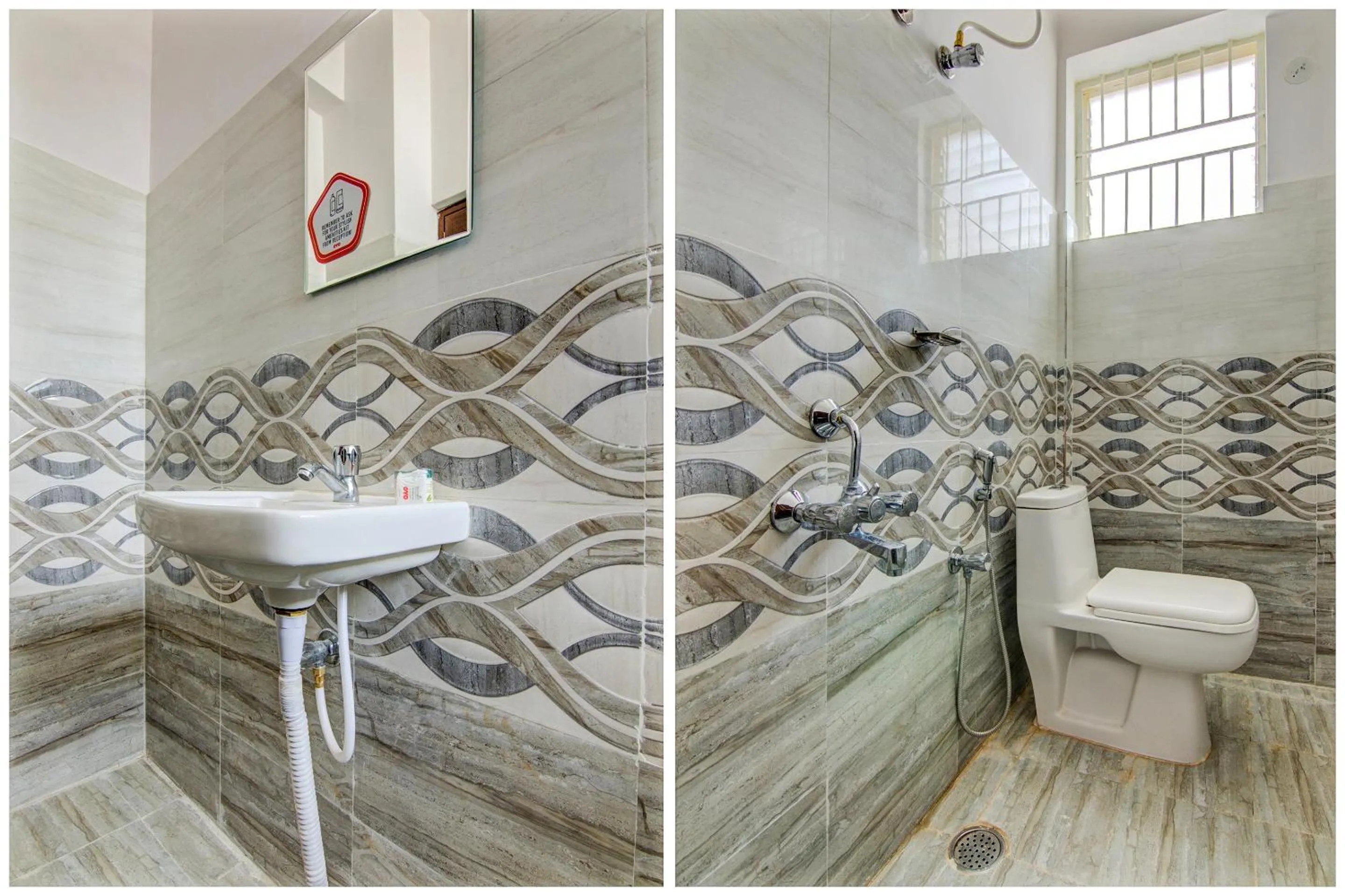 Bathroom in Super Hotel O Varcity Comforts Near St. John Medical College