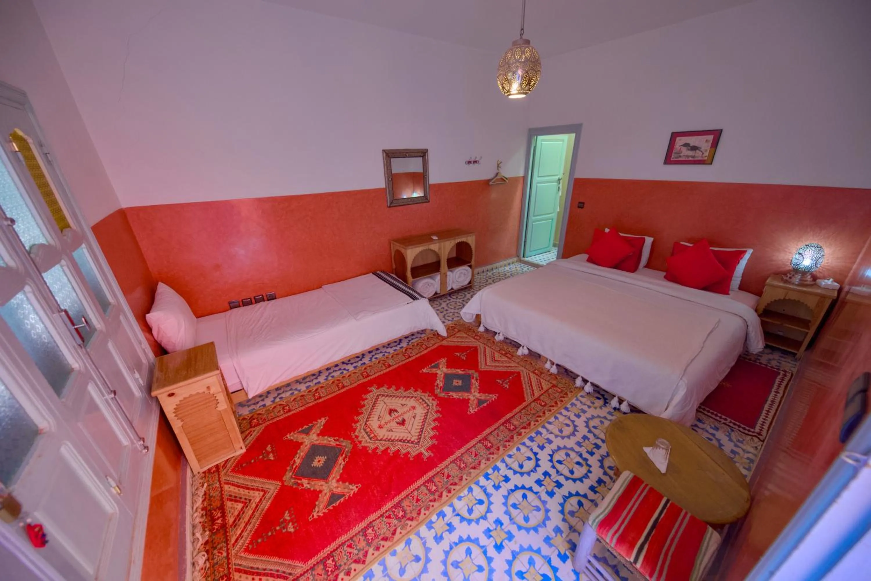 Bed in Maison d'hôtes Dar Farhana