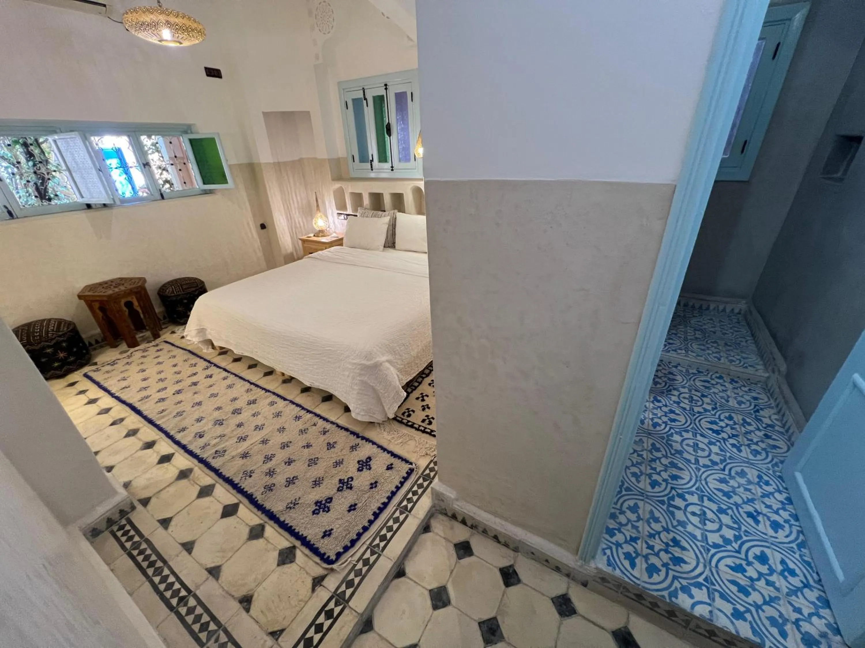 Bed in Maison d'hôtes Dar Farhana