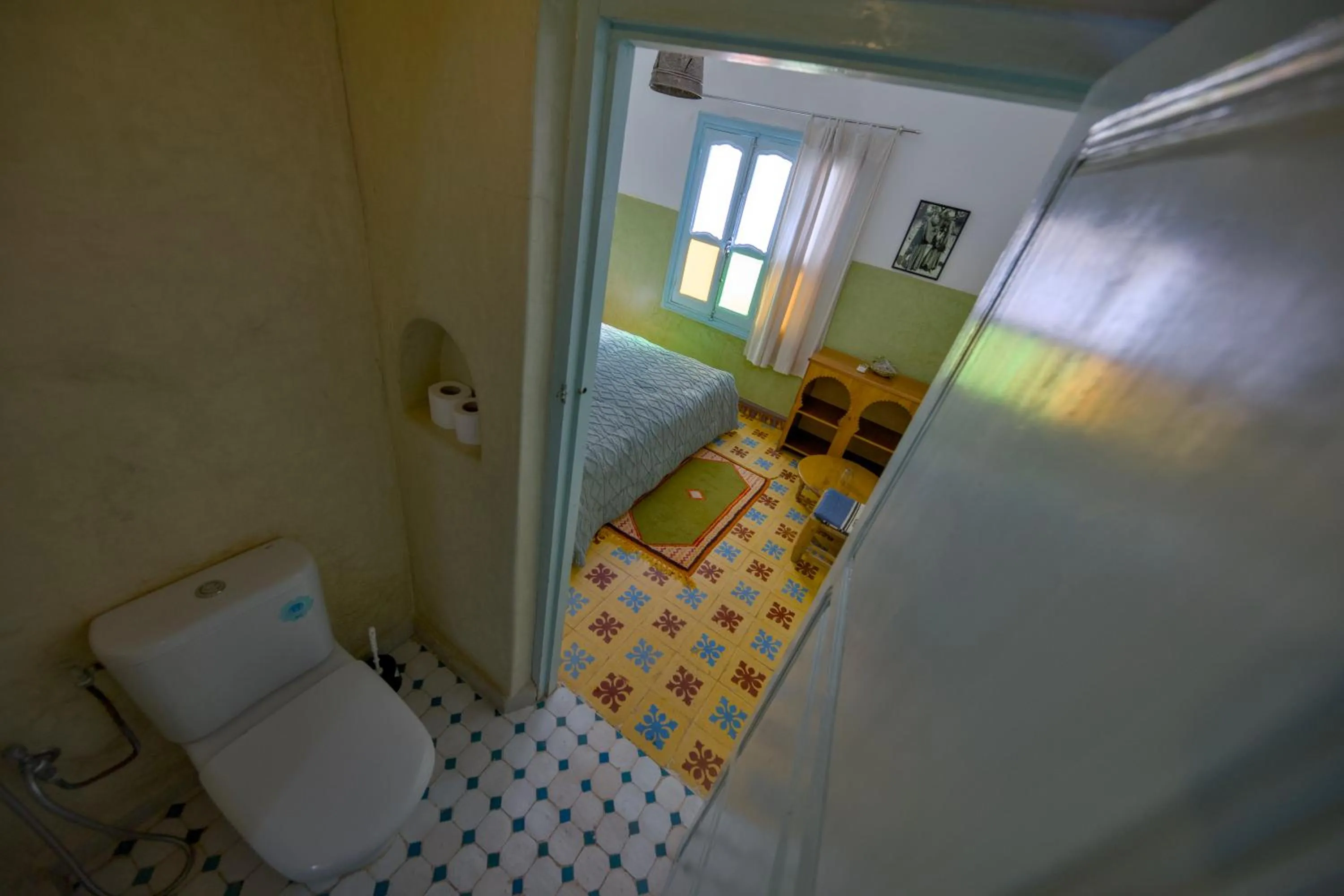 Bed in Maison d'hôtes Dar Farhana